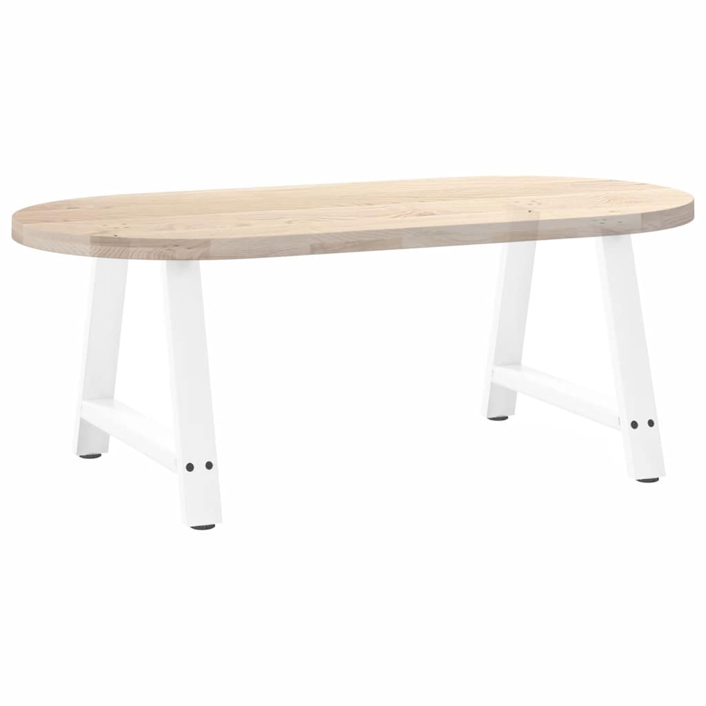 Salontafelpoten 2 st A-vormig 70x(42-43) cm staal wit is nu te koop bij PeponiXL, paradijselijk wonen!