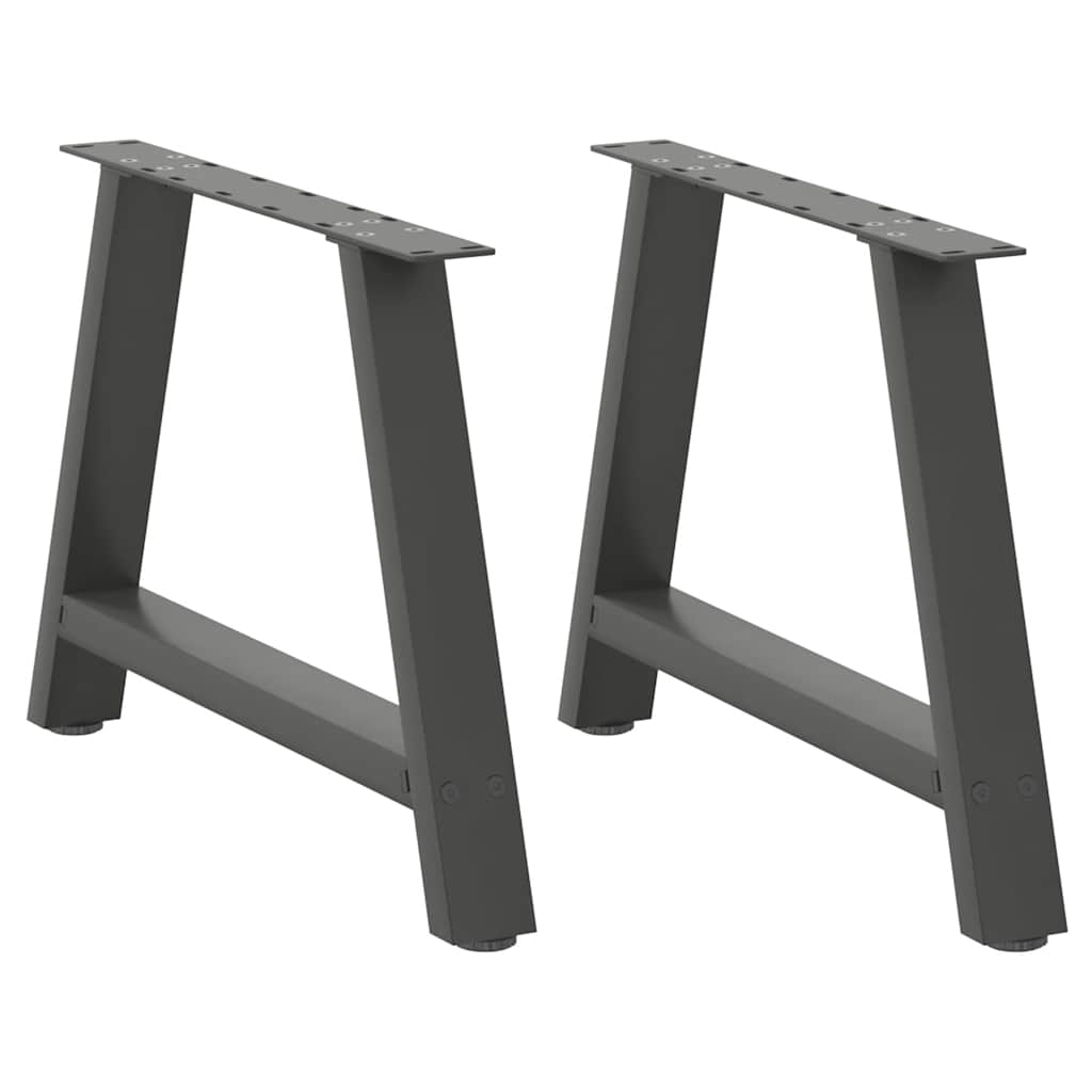 Salontafelpoten 2 st A-vormig 70x(42-43) cm staal antraciet is nu te koop bij PeponiXL, paradijselijk wonen!