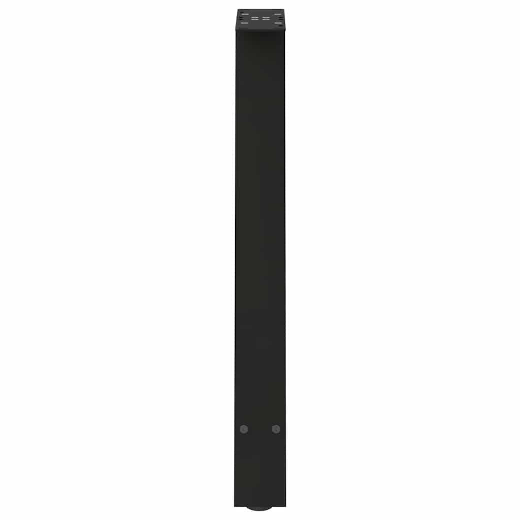 Eettafelpoten 2 st A-vormig 50x(72-73) cm staal zwart is nu te koop bij PeponiXL, paradijselijk wonen!