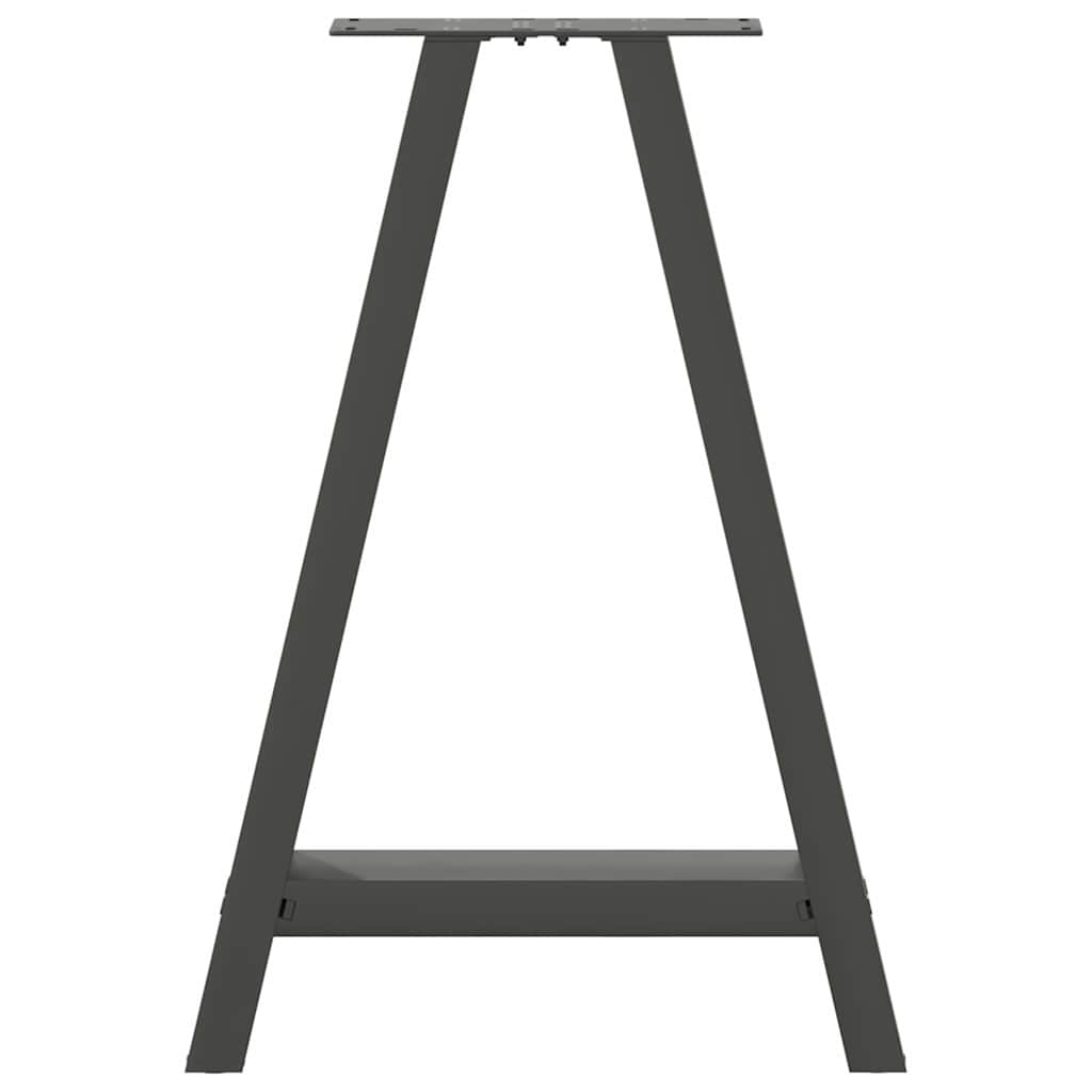 Eettafelpoten 2 st A-vormig 50x(72-73) cm staal antraciet is nu te koop bij PeponiXL, paradijselijk wonen!