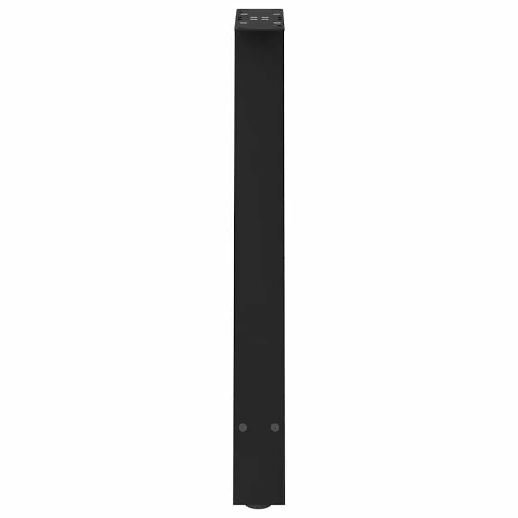 Eettafelpoten 2 st A-vormig 60x(72-73) cm staal zwart is nu te koop bij PeponiXL, paradijselijk wonen!