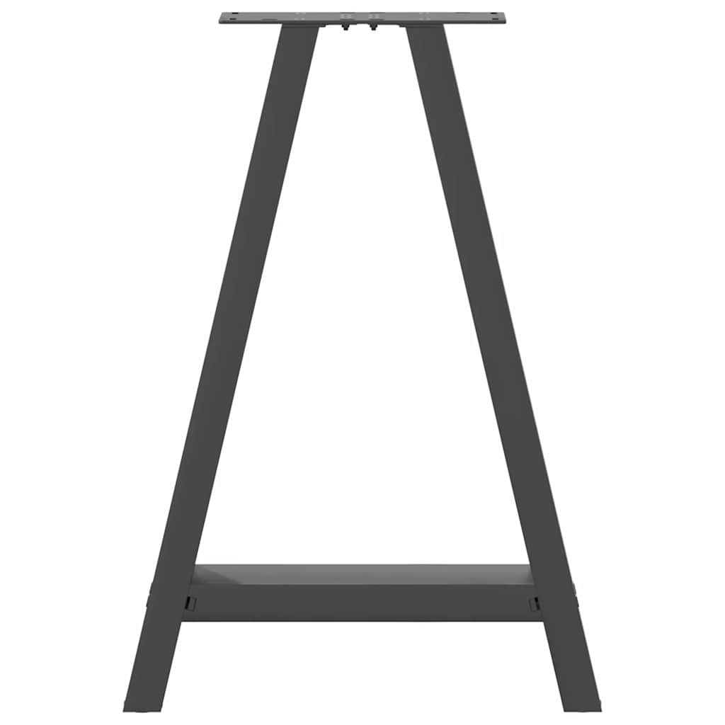 Eettafelpoten 2 st A-vormig 60x(72-73) cm staal antraciet is nu te koop bij PeponiXL, paradijselijk wonen!