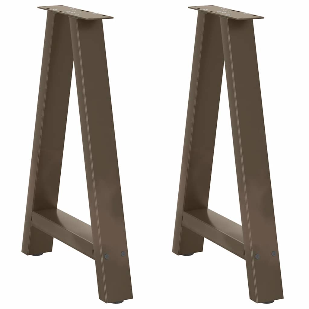 Eettafelpoten 2 st A-vormig 60x(72-73) cm staal is nu te koop bij PeponiXL, paradijselijk wonen!