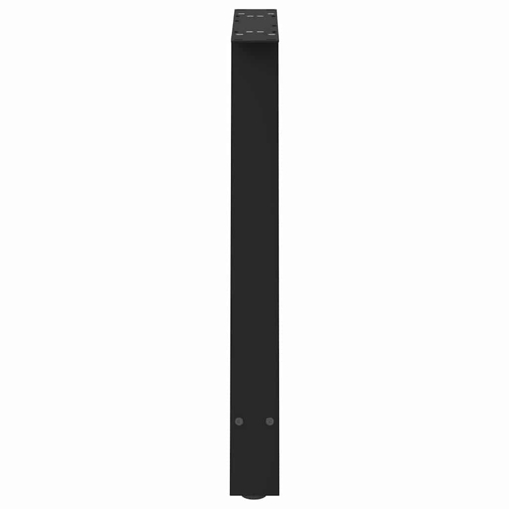 Eettafelpoten 2 st A-vormig 70x(72-73) cm staal zwart is nu te koop bij PeponiXL, paradijselijk wonen!