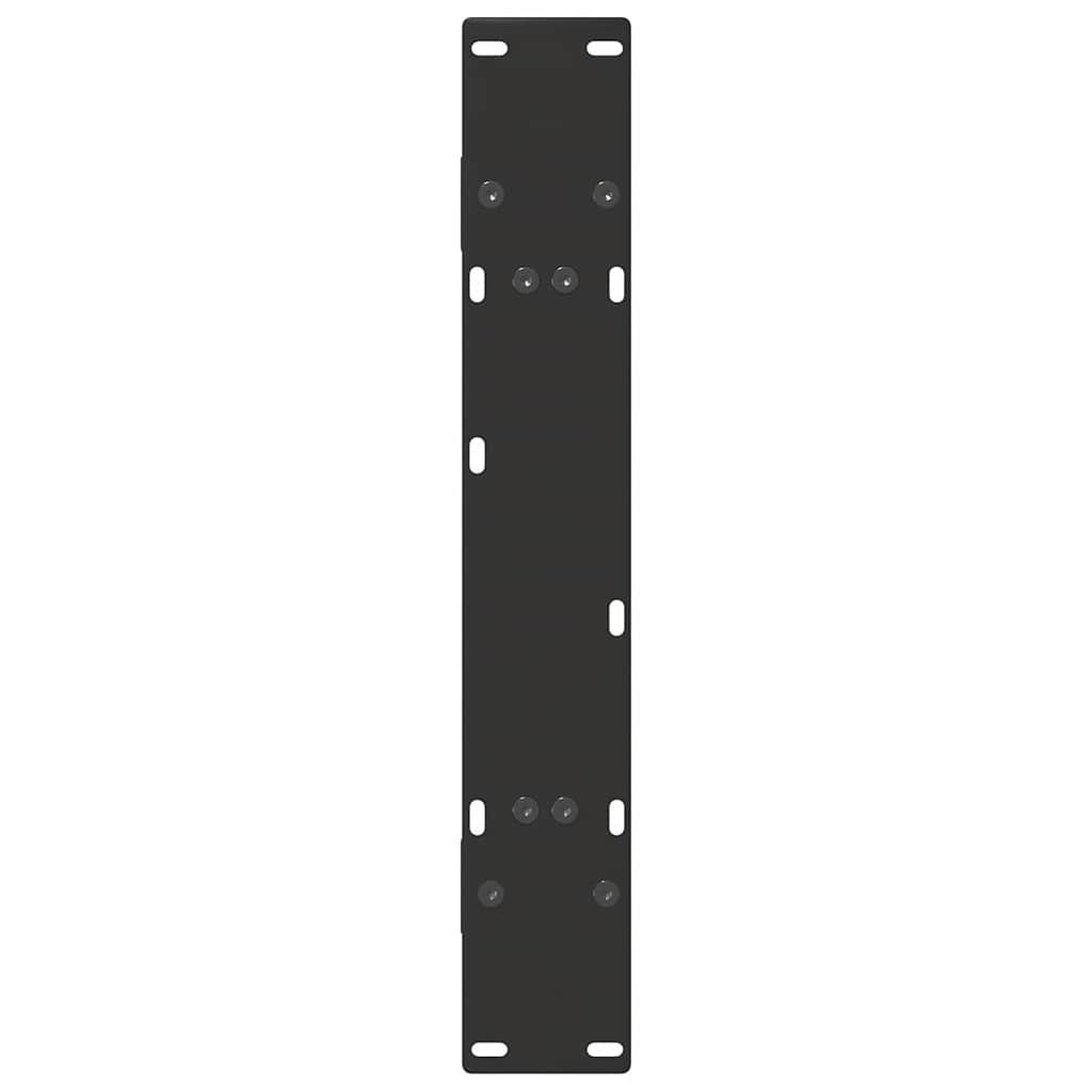 Eettafelpoten 2 st A-vormig 70x(72-73) cm staal zwart is nu te koop bij PeponiXL, paradijselijk wonen!