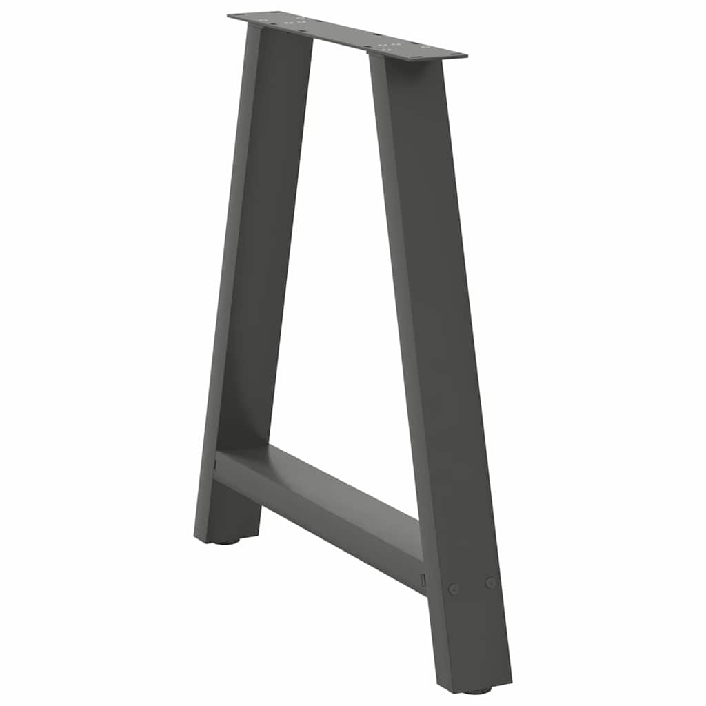 Eettafelpoten 2 st A-vormig 70x(72-73) cm staal antraciet is nu te koop bij PeponiXL, paradijselijk wonen!