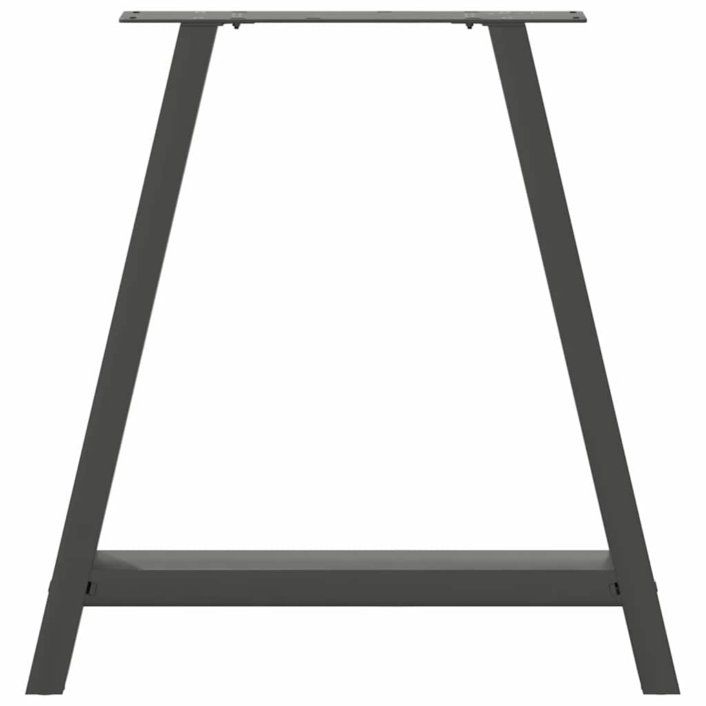 Eettafelpoten 2 st A-vormig 80x(72-73) cm staal antraciet is nu te koop bij PeponiXL, paradijselijk wonen!