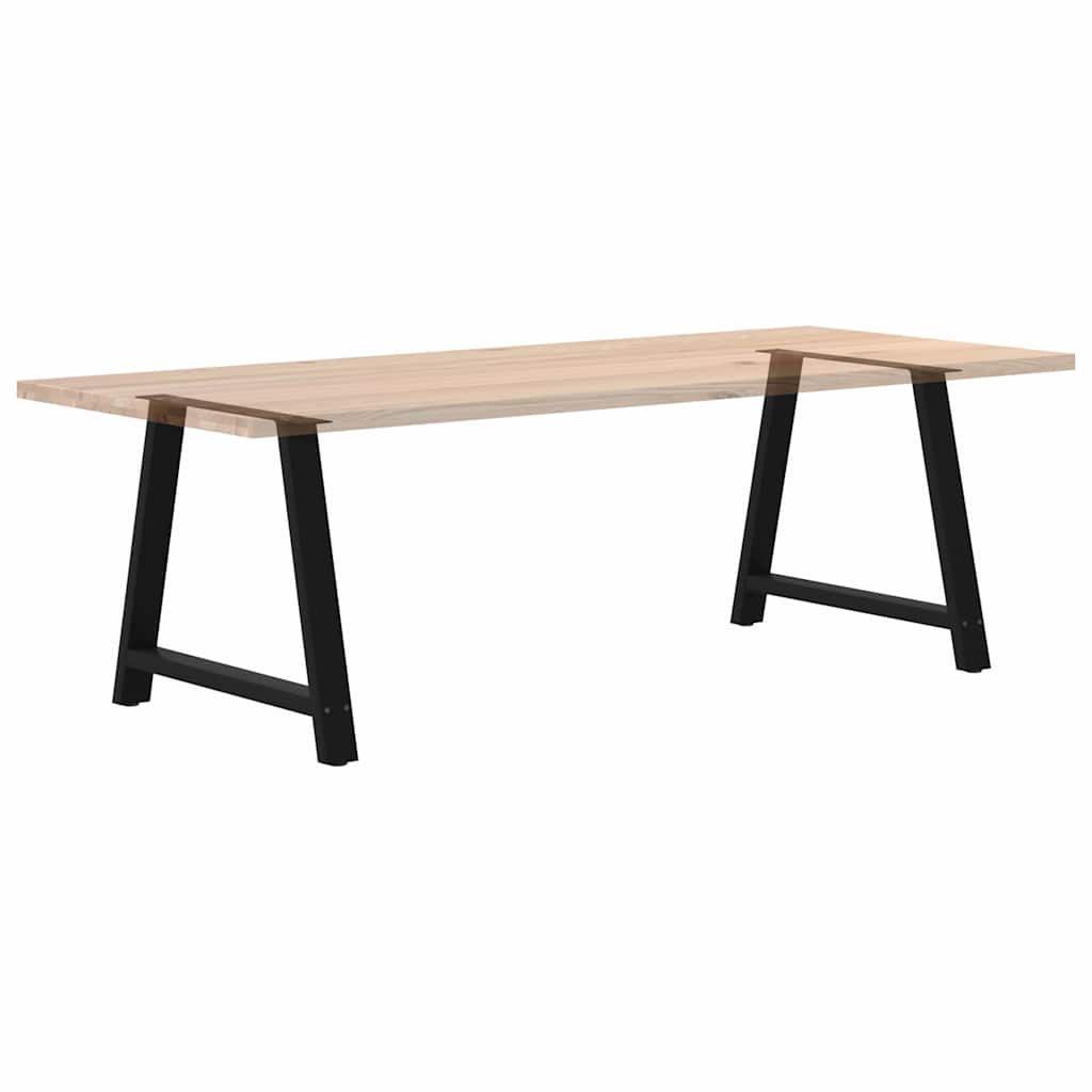 Eettafelpoten 2 st A-vormig 90x(72-73) cm staal zwart is nu te koop bij PeponiXL, paradijselijk wonen!
