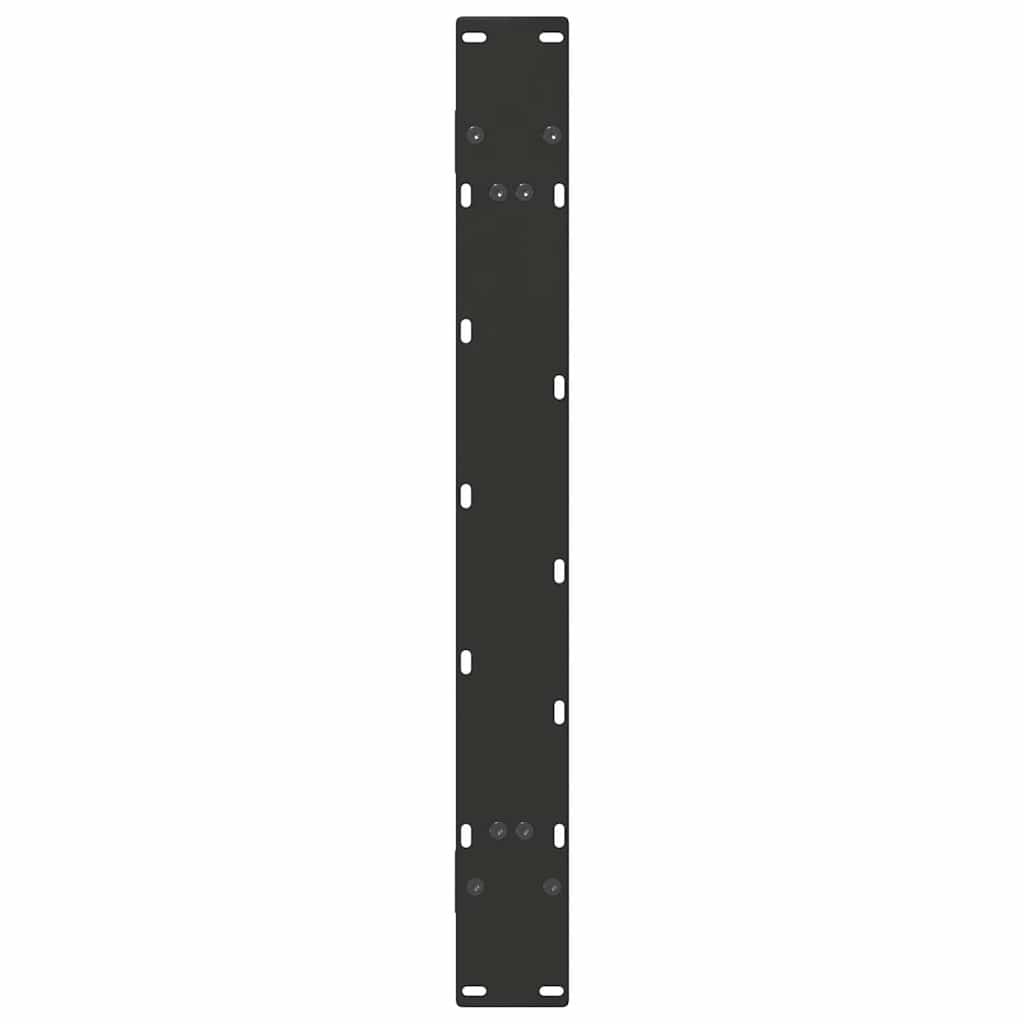Eettafelpoten 2 st A-vormig 100x(72-73) cm staal zwart is nu te koop bij PeponiXL, paradijselijk wonen!