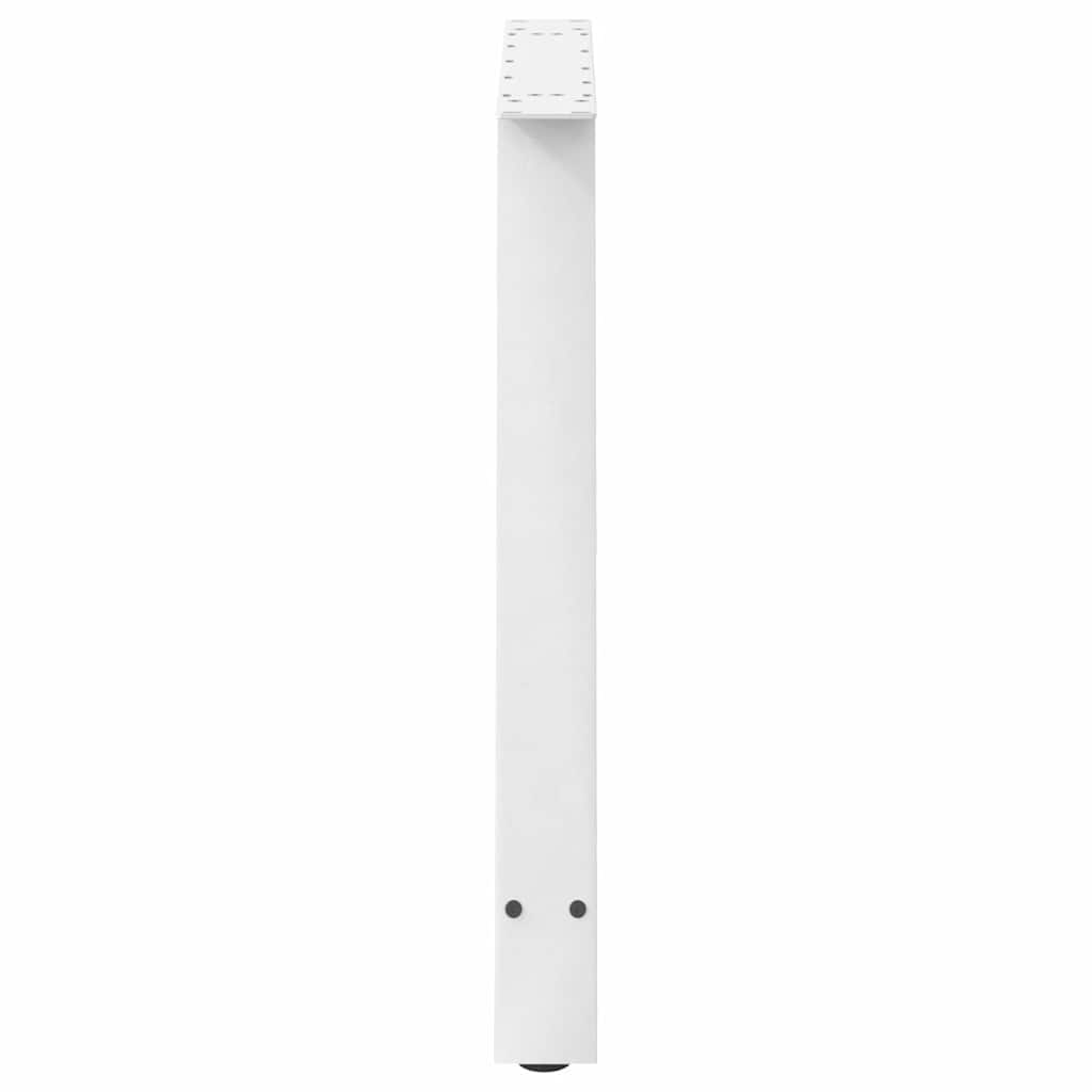 Eettafelpoten 2 st A-vormig 100x(72-73) cm staal wit is nu te koop bij PeponiXL, paradijselijk wonen!