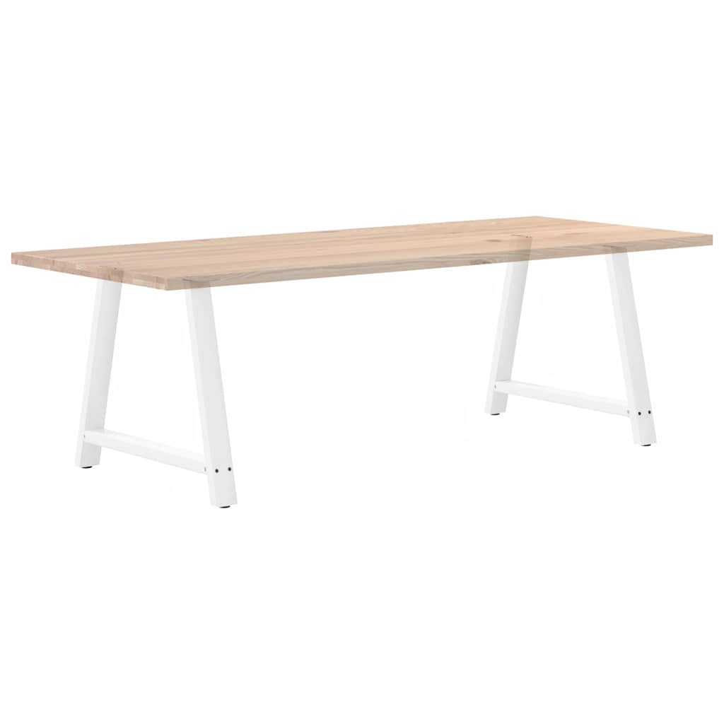 Eettafelpoten 2 st A-vormig 100x(72-73) cm staal wit is nu te koop bij PeponiXL, paradijselijk wonen!