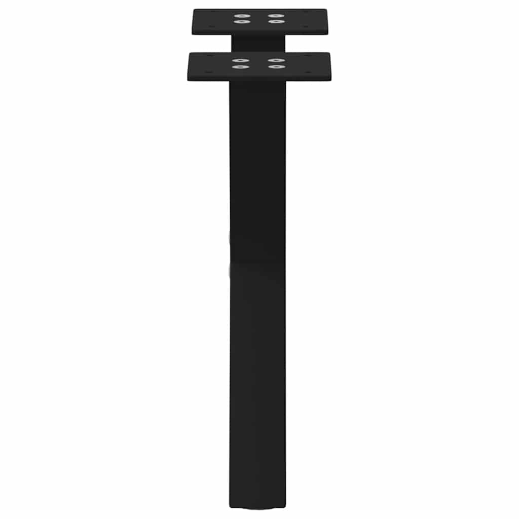 Salontafelpoten 2 st X-vormig 37x(30-31) cm staal zwart is nu te koop bij PeponiXL, paradijselijk wonen!