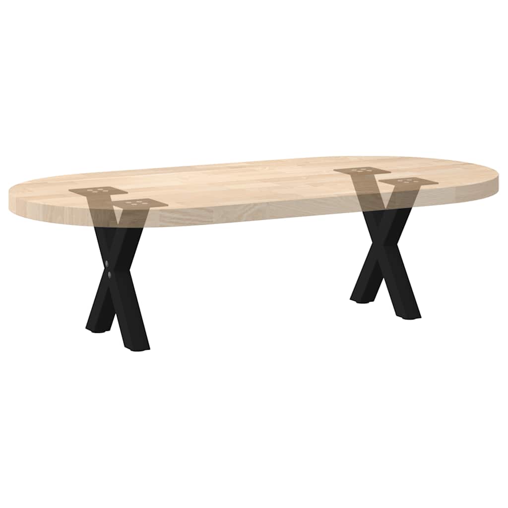 Salontafelpoten 2 st X-vormig 37x(30-31) cm staal zwart is nu te koop bij PeponiXL, paradijselijk wonen!