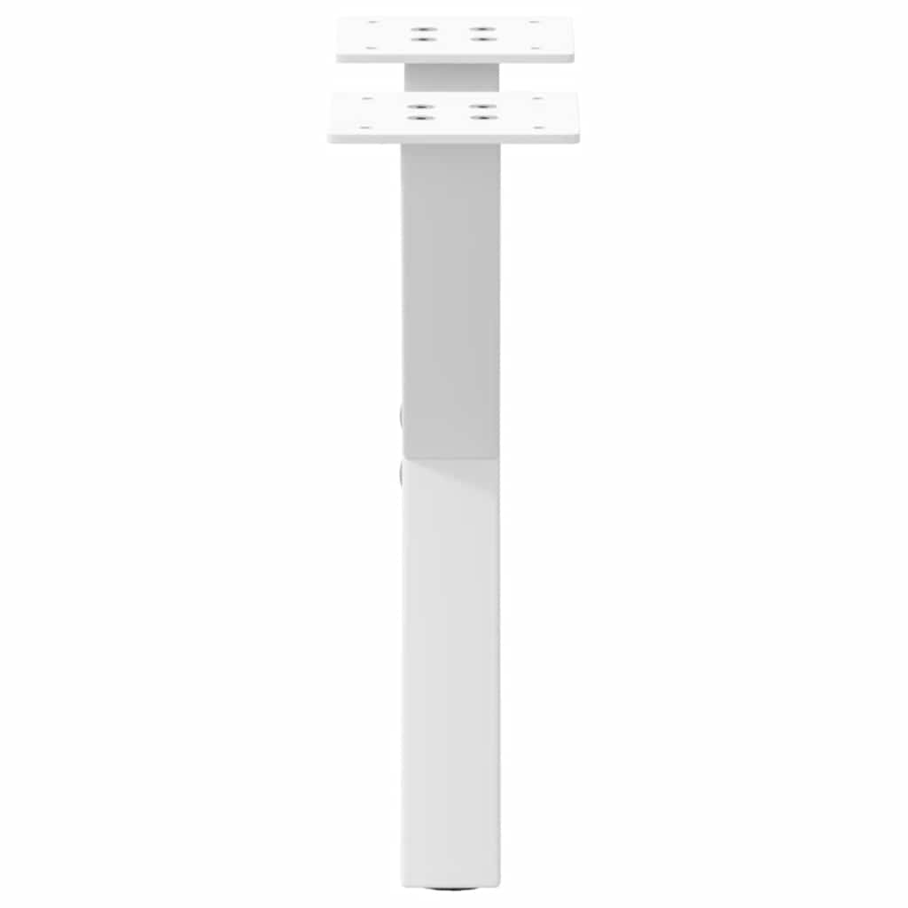 Salontafelpoten 2 st X-vormig 37x(30-31) cm staal wit is nu te koop bij PeponiXL, paradijselijk wonen!