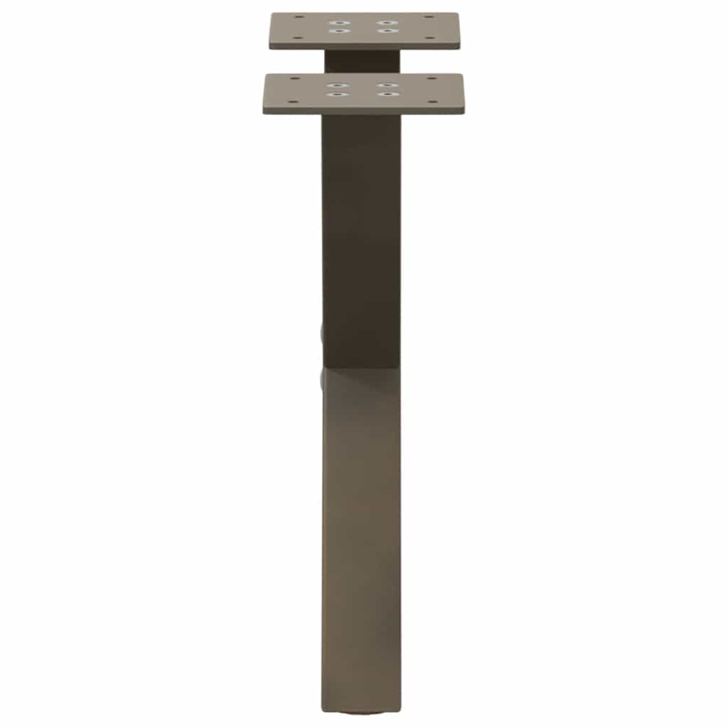 Salontafelpoten 2 st X-vormig 37x(30-31) cm staal naturel is nu te koop bij PeponiXL, paradijselijk wonen!