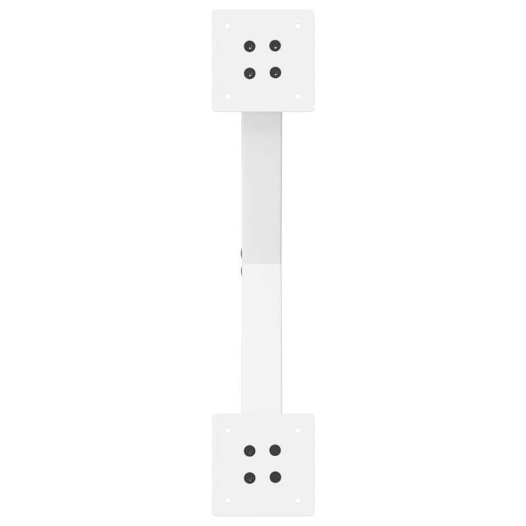 Salontafelpoten 2 st X-vormig 50x(30-31) cm staal wit is nu te koop bij PeponiXL, paradijselijk wonen!