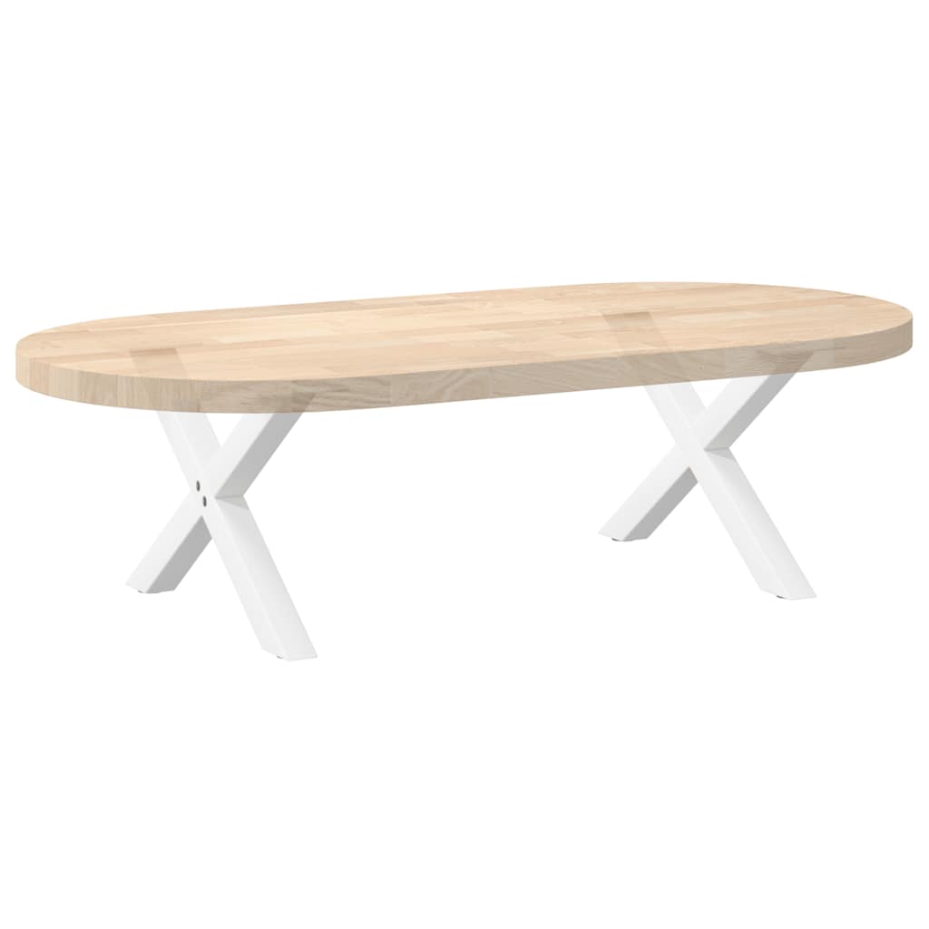 Salontafelpoten 2 st X-vormig 50x(30-31) cm staal wit is nu te koop bij PeponiXL, paradijselijk wonen!