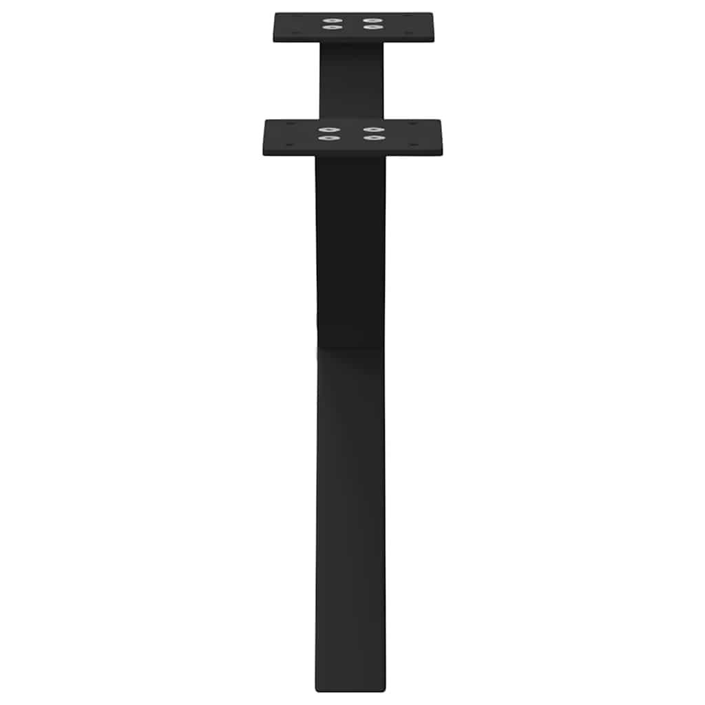 Salontafelpoten 2 st X-vormig 60x(30-31) cm staal zwart is nu te koop bij PeponiXL, paradijselijk wonen!