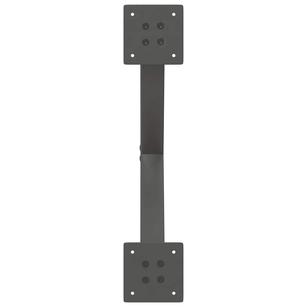 Salontafelpoten 2 st X-vormig 60x(30-31) cm staal antraciet is nu te koop bij PeponiXL, paradijselijk wonen!
