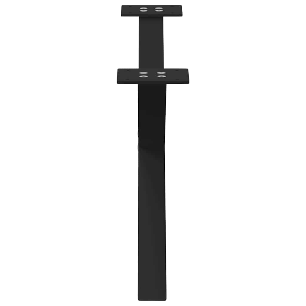 Salontafelpoten 2 st X-vormig 70x(30-31) cm staal zwart is nu te koop bij PeponiXL, paradijselijk wonen!