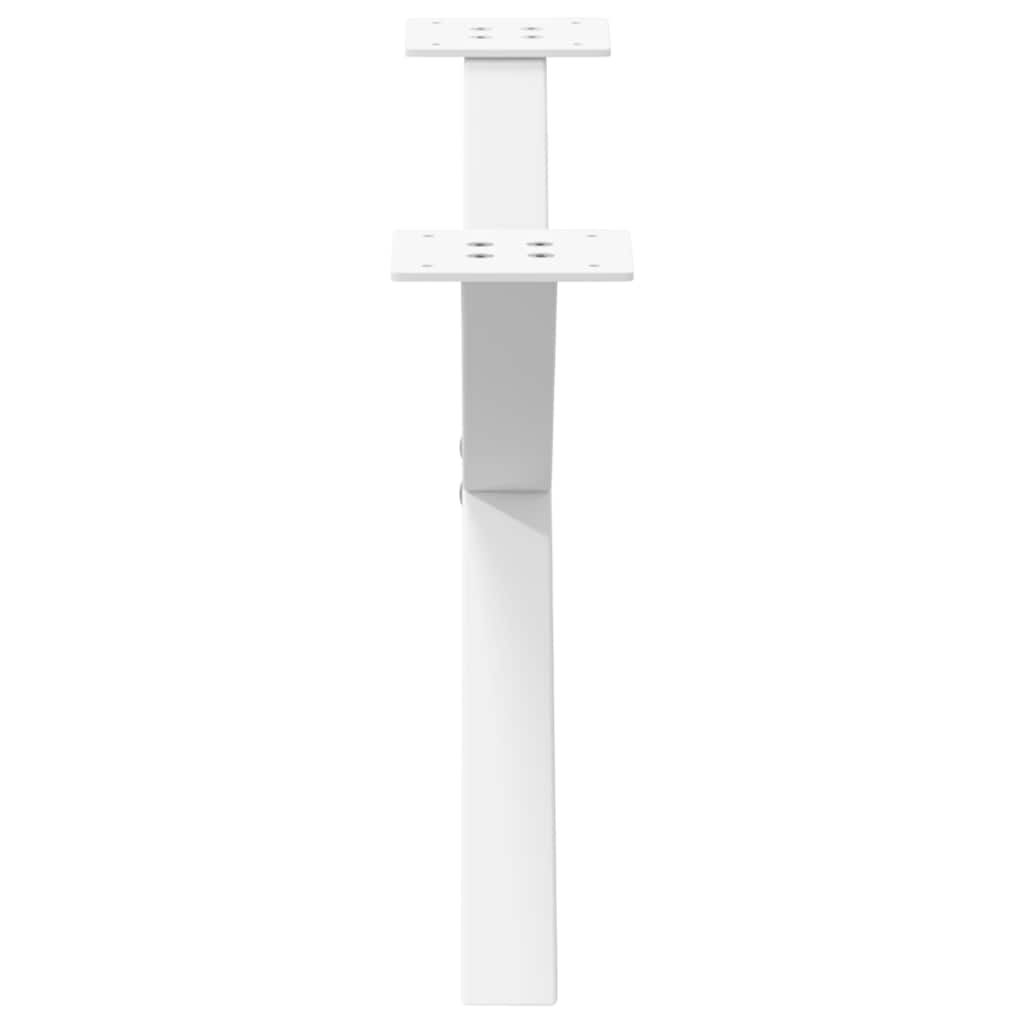 Salontafelpoten 2 st X-vormig 70x(30-31) cm staal wit is nu te koop bij PeponiXL, paradijselijk wonen!