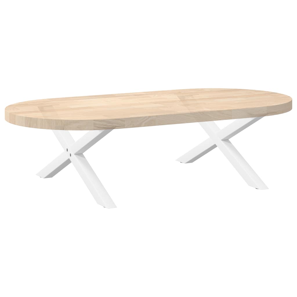 Salontafelpoten 2 st X-vormig 70x(30-31) cm staal wit is nu te koop bij PeponiXL, paradijselijk wonen!
