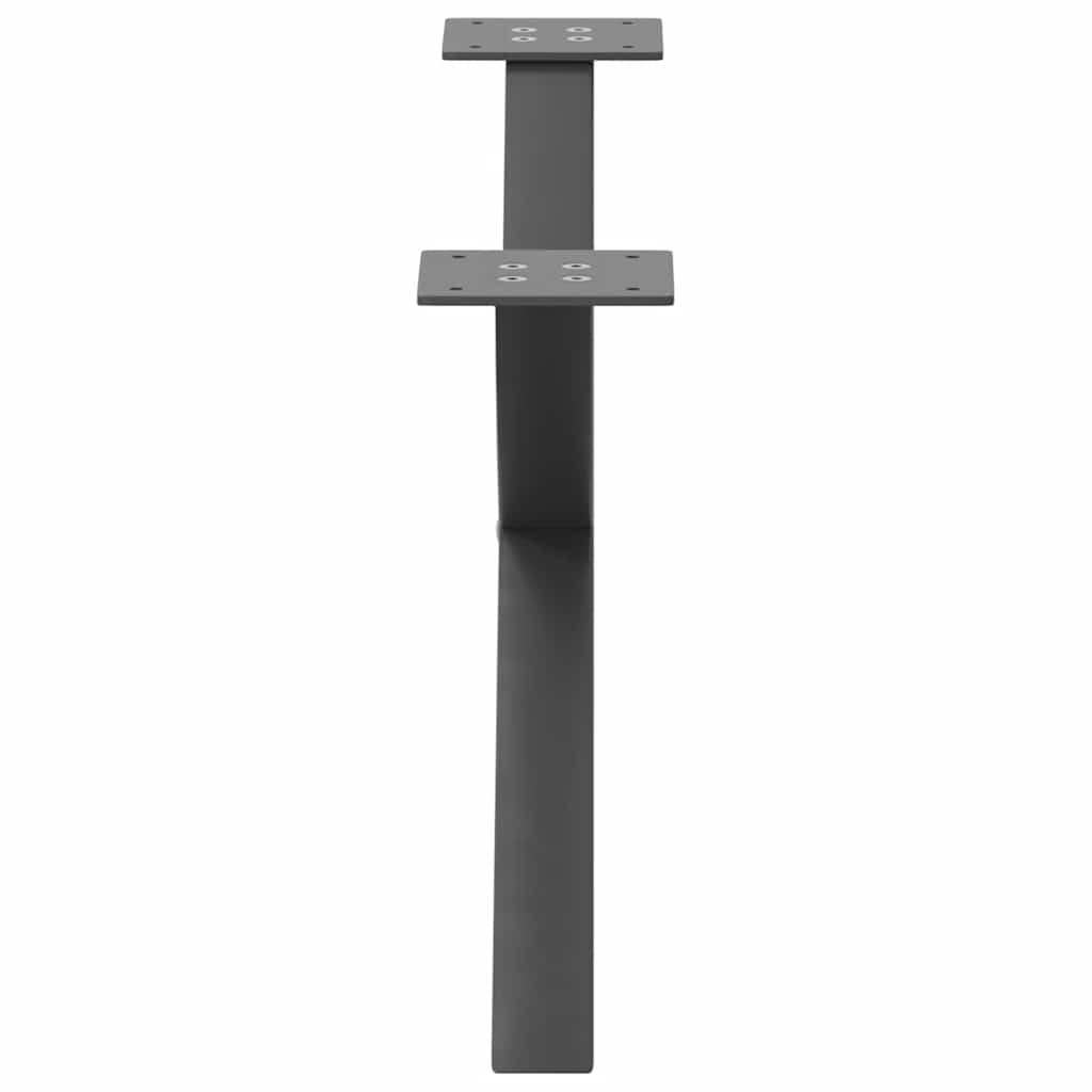 Salontafelpoten 2 st X-vormig 70x(30-31) cm staal antraciet is nu te koop bij PeponiXL, paradijselijk wonen!