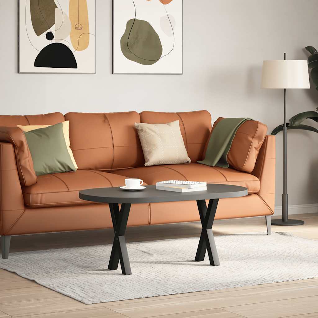 Salontafelpoten 2 st X-vormig 28x(42-43) cm staal zwart is nu te koop bij PeponiXL, paradijselijk wonen!