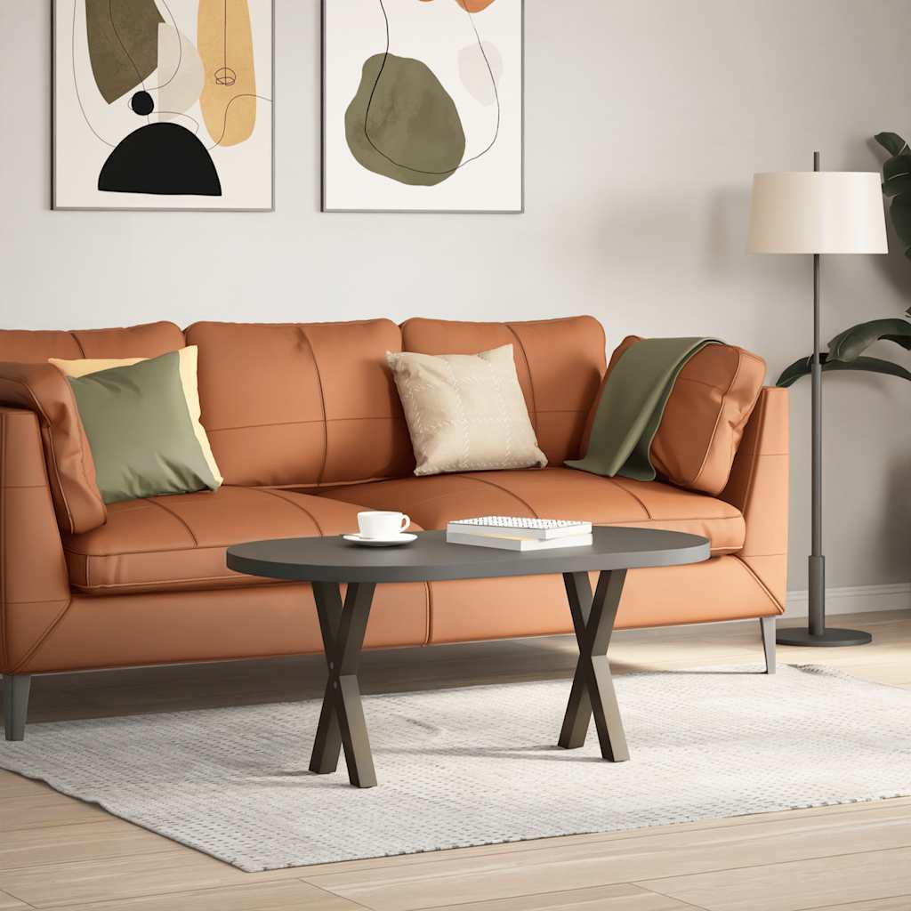 Salontafelpoten 2 st X-vormig 28x(42-43) cm staal naturel is nu te koop bij PeponiXL, paradijselijk wonen!