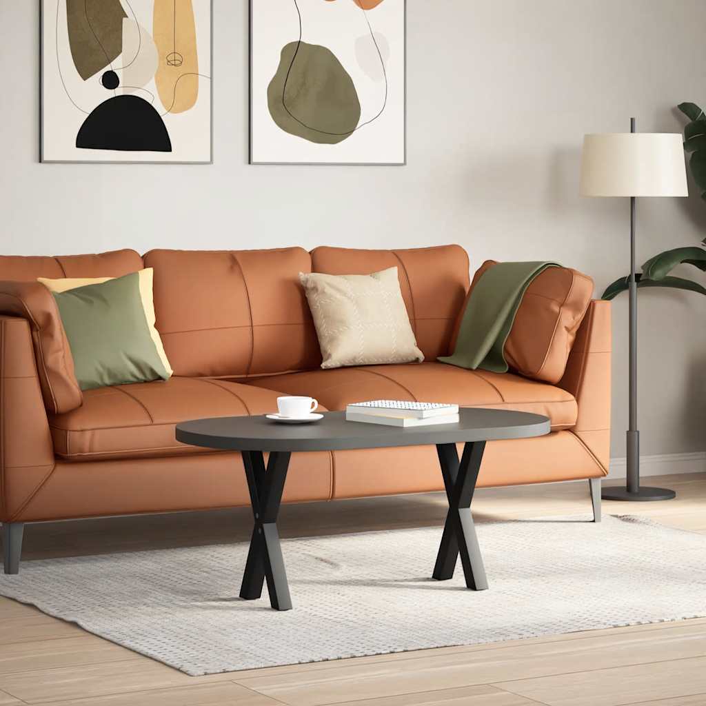 Salontafelpoten 2 st X-vormig 38x(42-43) cm staal zwart is nu te koop bij PeponiXL, paradijselijk wonen!