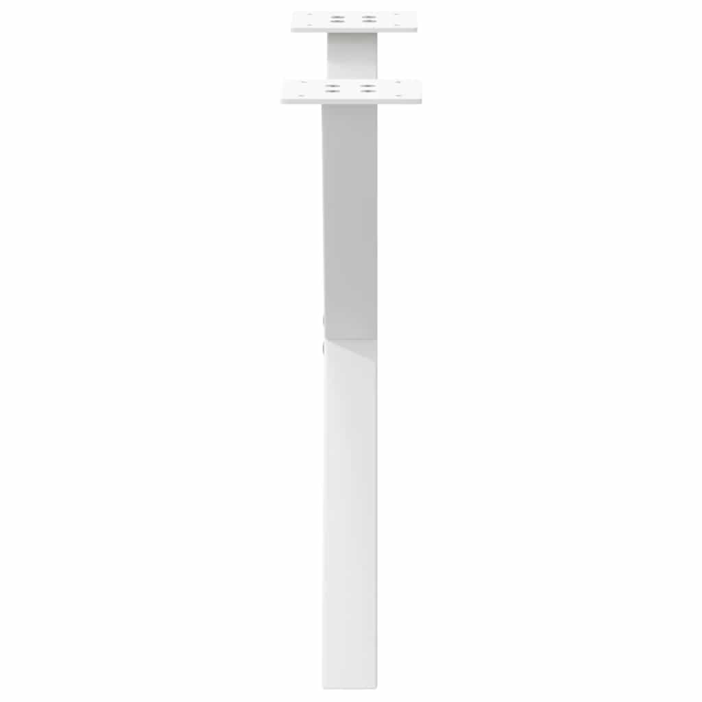 Salontafelpoten 2 st X-vormig 50x(42-43) cm staal wit is nu te koop bij PeponiXL, paradijselijk wonen!