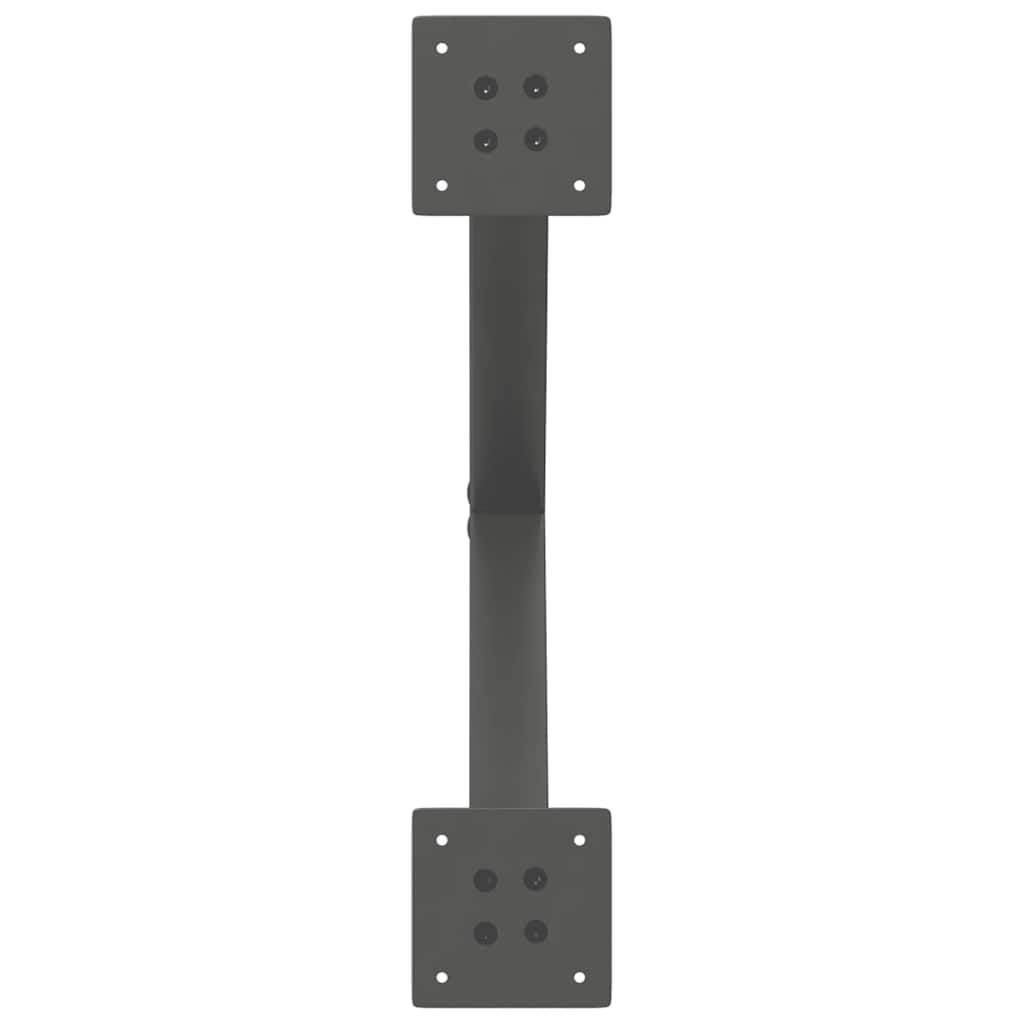 Salontafelpoten 2 st X-vormig 50x(42-43) cm staal antraciet is nu te koop bij PeponiXL, paradijselijk wonen!