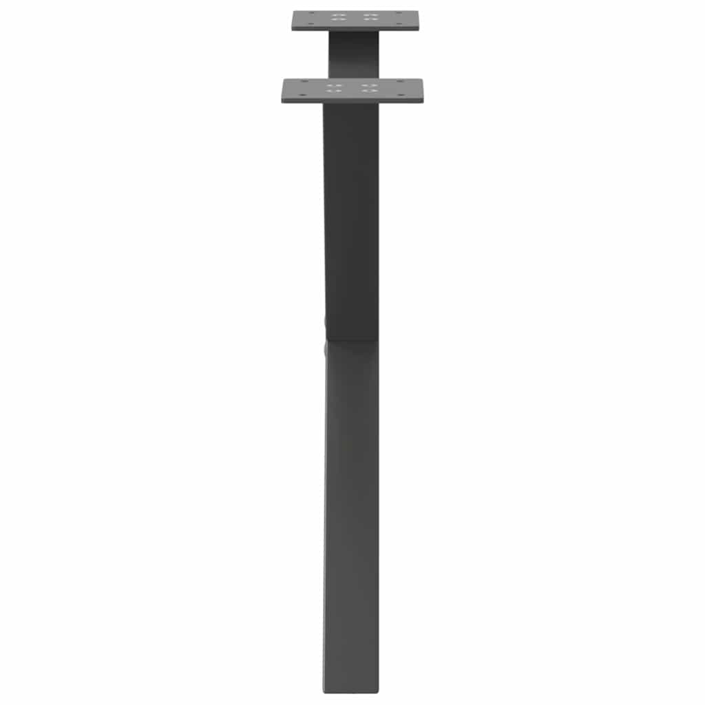 Salontafelpoten 2 st X-vormig 60x(42-43) cm staal antraciet is nu te koop bij PeponiXL, paradijselijk wonen!