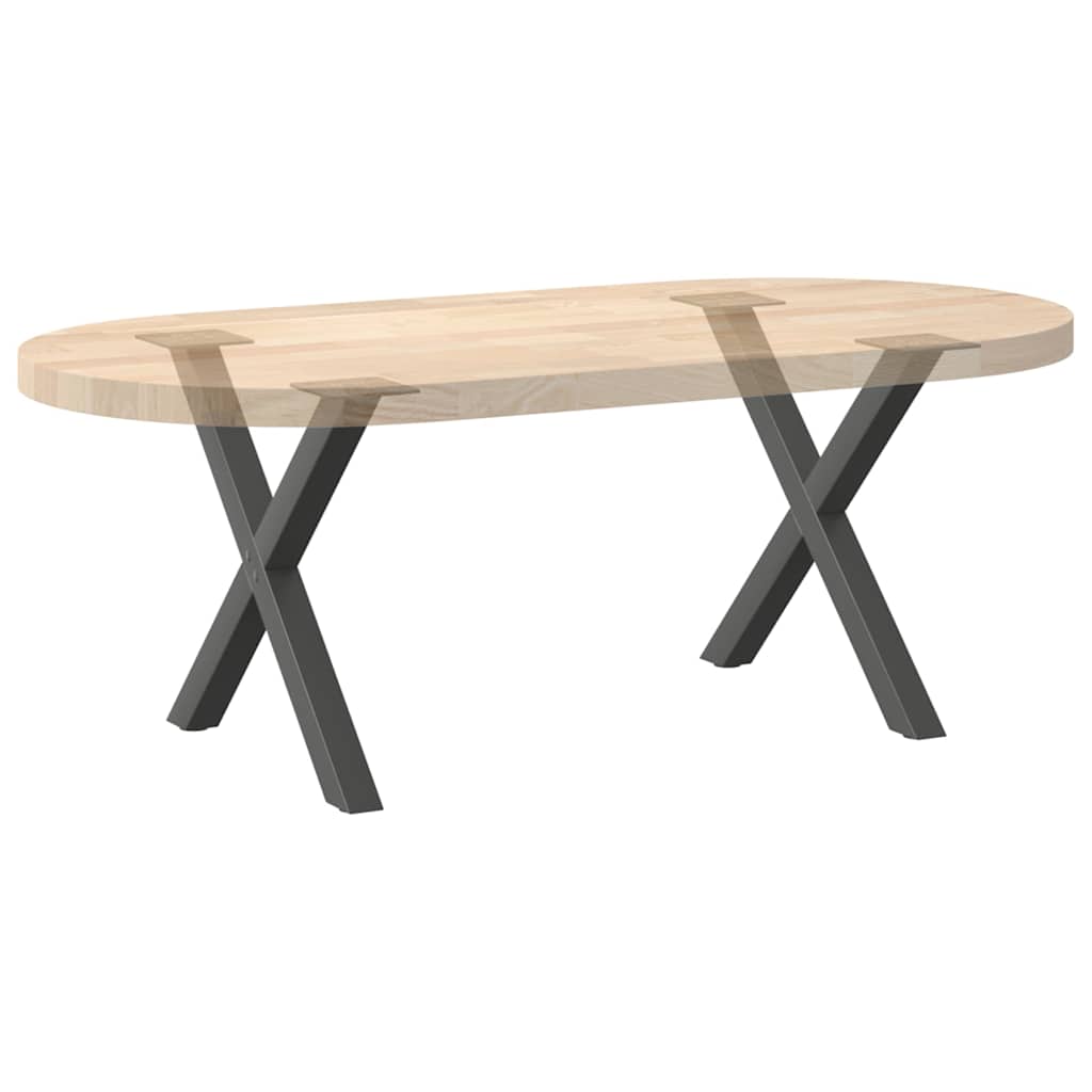 Salontafelpoten 2 st X-vormig 60x(42-43) cm staal antraciet is nu te koop bij PeponiXL, paradijselijk wonen!