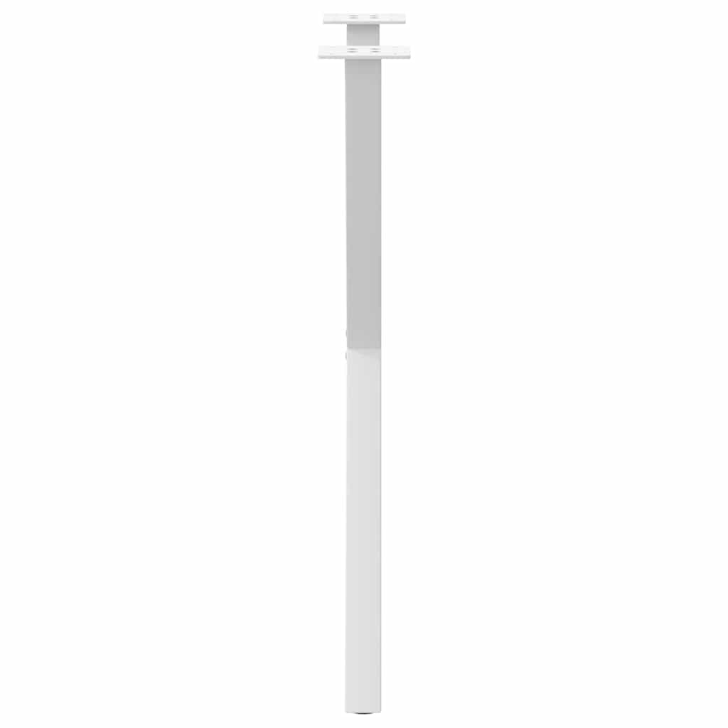 Eettafelpoten 2 st X-vormig 50x(72-73) cm staal wit is nu te koop bij PeponiXL, paradijselijk wonen!
