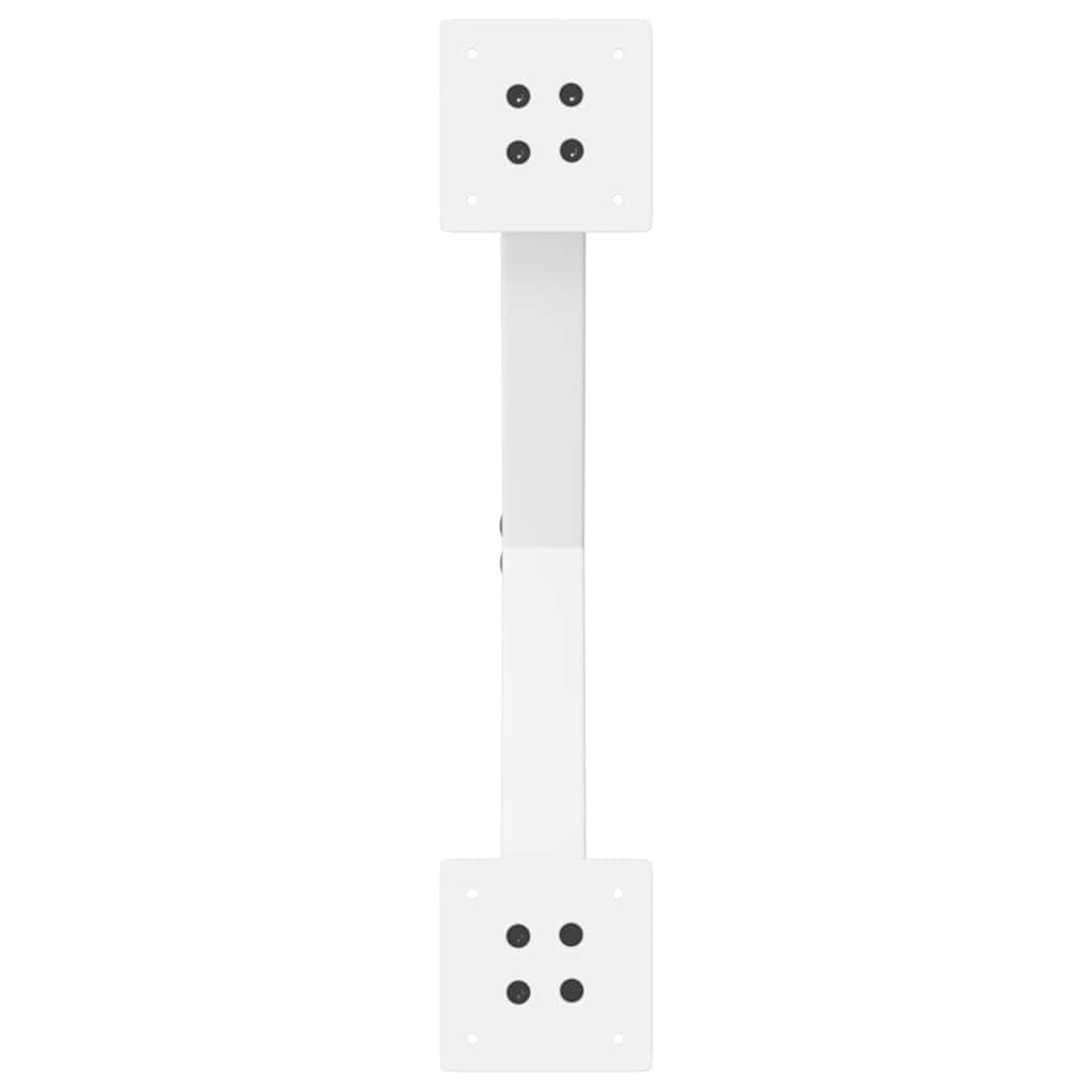 Eettafelpoten 2 st X-vormig 50x(72-73) cm staal wit is nu te koop bij PeponiXL, paradijselijk wonen!
