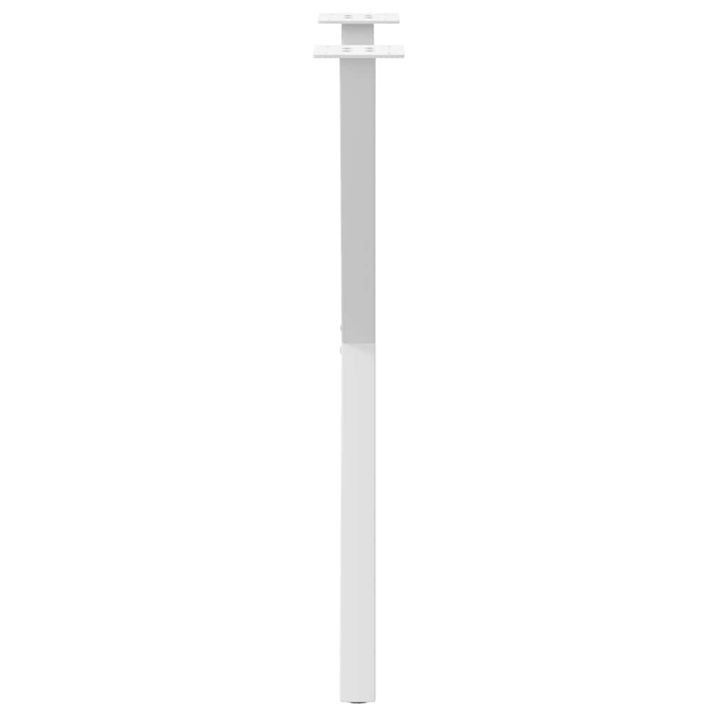 Eettafelpoten 2 st X-vormig 57x(72-73) cm staal wit is nu te koop bij PeponiXL, paradijselijk wonen!