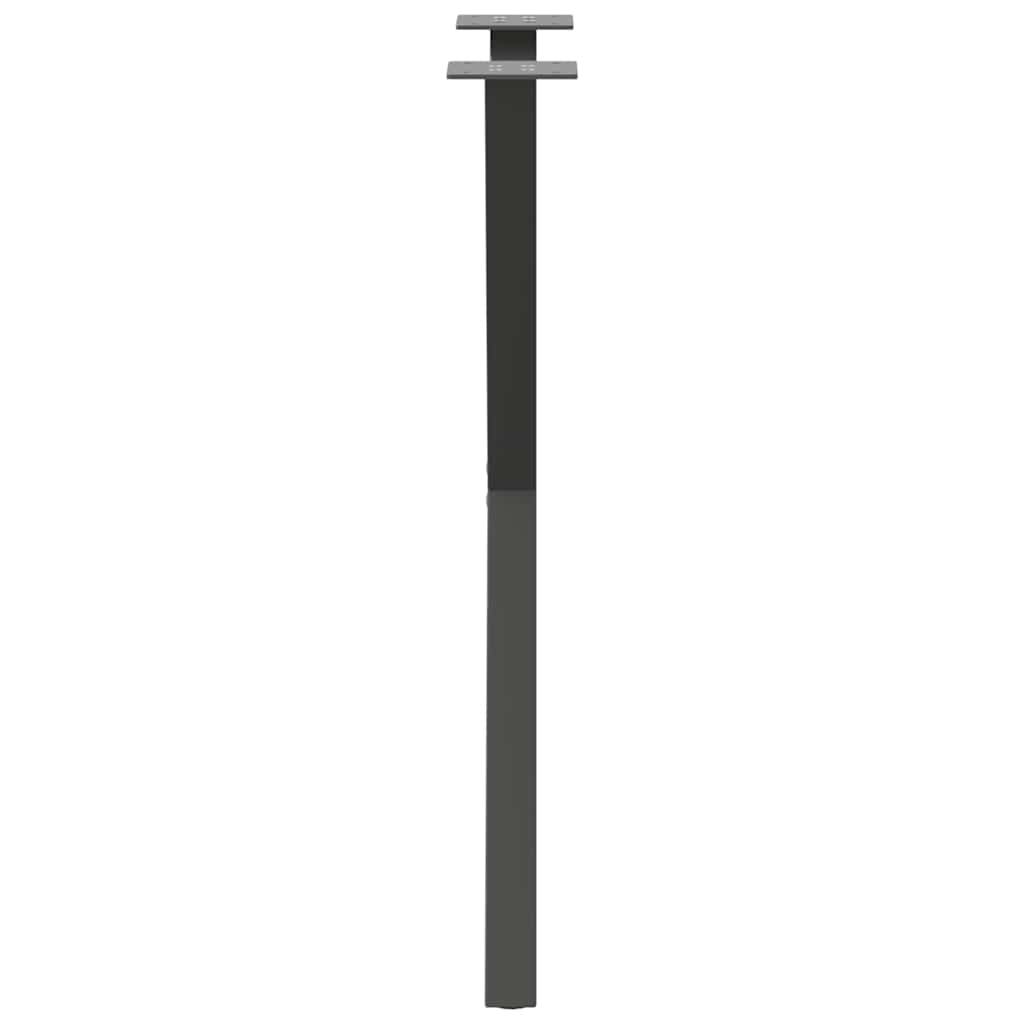 Eettafelpoten 2 st X-vormig 57x(72-73) cm staal antraciet is nu te koop bij PeponiXL, paradijselijk wonen!