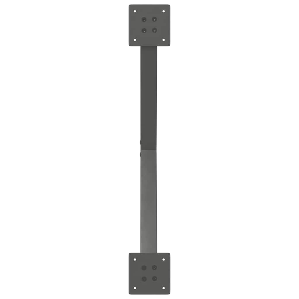 Eettafelpoten 2 st X-vormig 70x(72-73) cm staal antraciet is nu te koop bij PeponiXL, paradijselijk wonen!