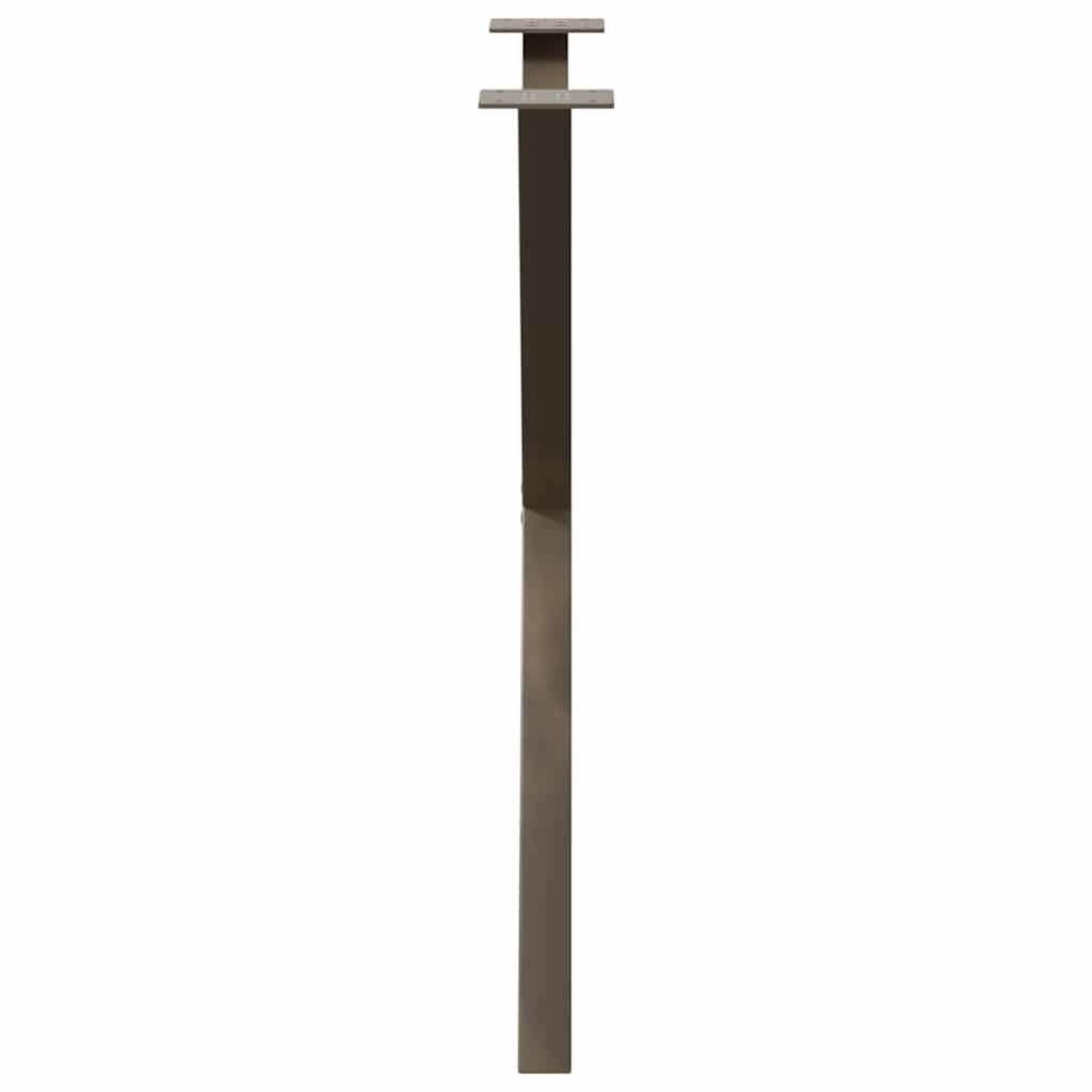 Eettafelpoten 2 st X-vormig 70x(72-73) cm staal naturel is nu te koop bij PeponiXL, paradijselijk wonen!