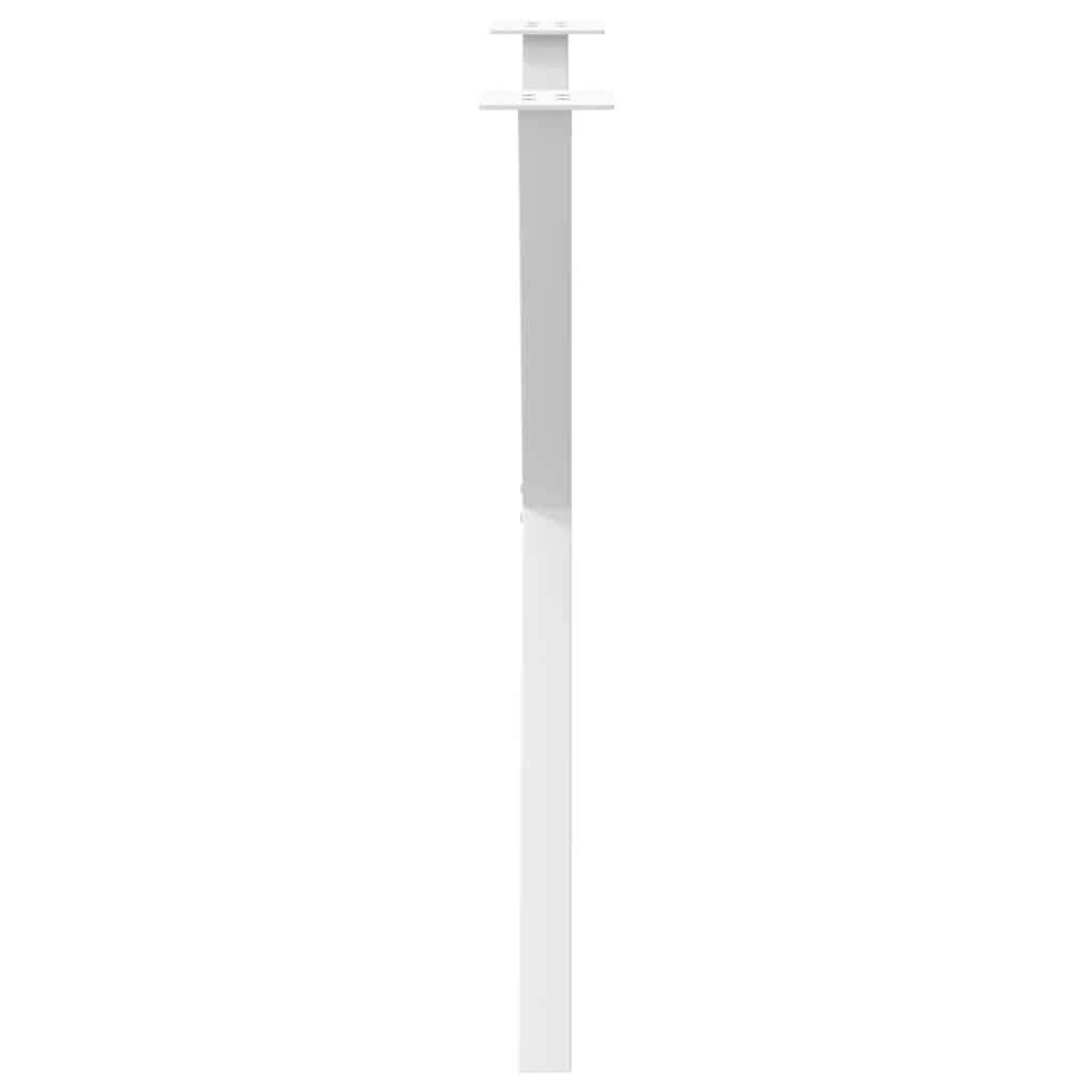 Eettafelpoten 2 st X-vormig 80x(72-73) cm staal wit is nu te koop bij PeponiXL, paradijselijk wonen!