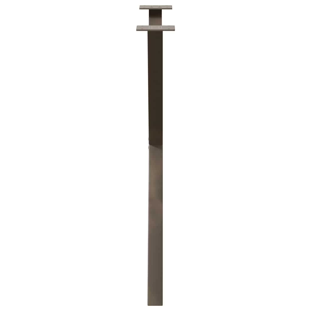 Eettafelpoten 2 st X-vormig 80x(72-73) cm staal naturel is nu te koop bij PeponiXL, paradijselijk wonen!