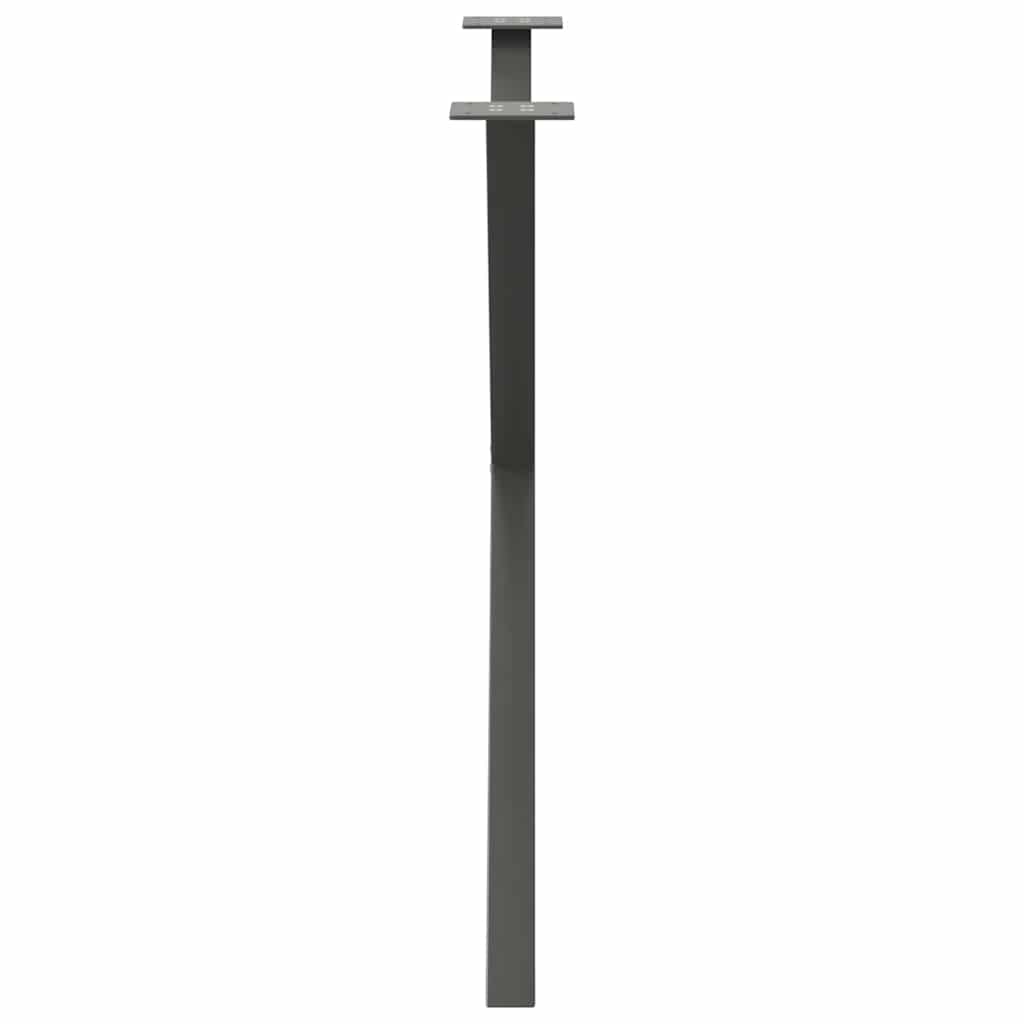 Eettafelpoten 2 st X-vormig 90x(72-73) cm staal antraciet is nu te koop bij PeponiXL, paradijselijk wonen!