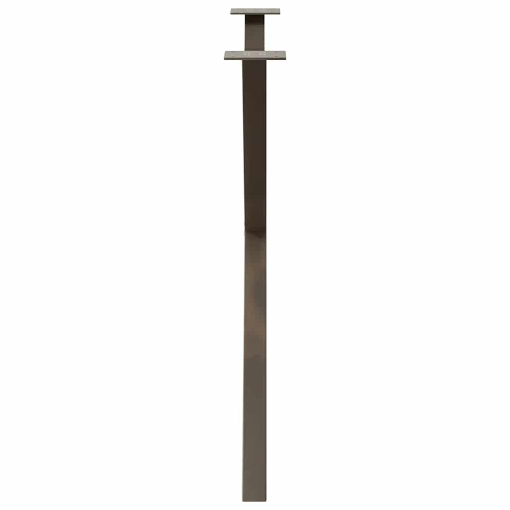 Eettafelpoten 2 st X-vormig 90x(72-73) cm staal naturel is nu te koop bij PeponiXL, paradijselijk wonen!