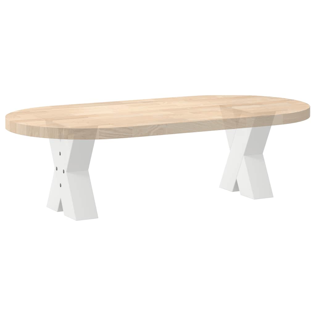 Salontafelpoten 2 st X-vormig 30x(30-31) cm staal wit is nu te koop bij PeponiXL, paradijselijk wonen!