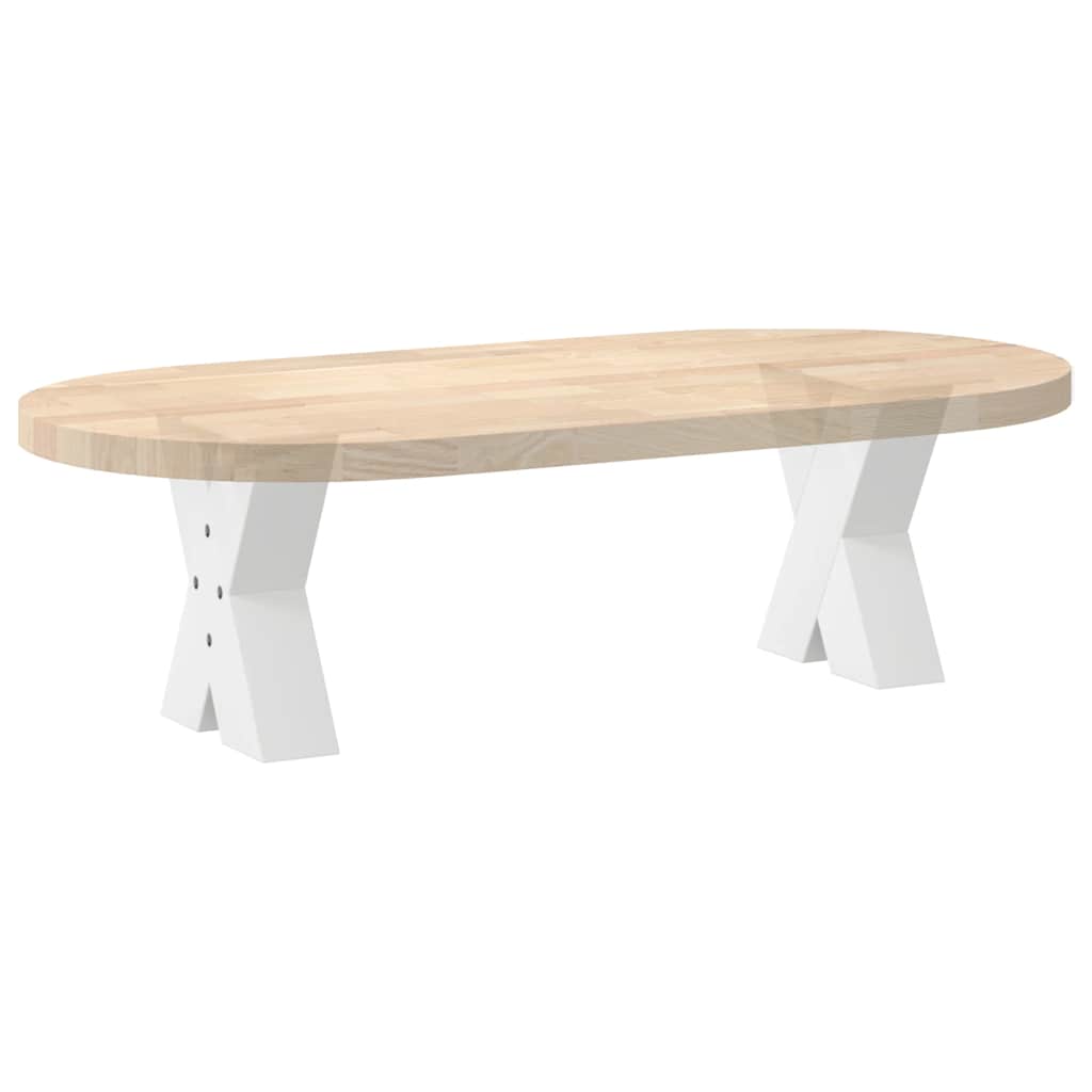Salontafelpoten 2 st X-vormig 40x(30-31) cm staal wit is nu te koop bij PeponiXL, paradijselijk wonen!