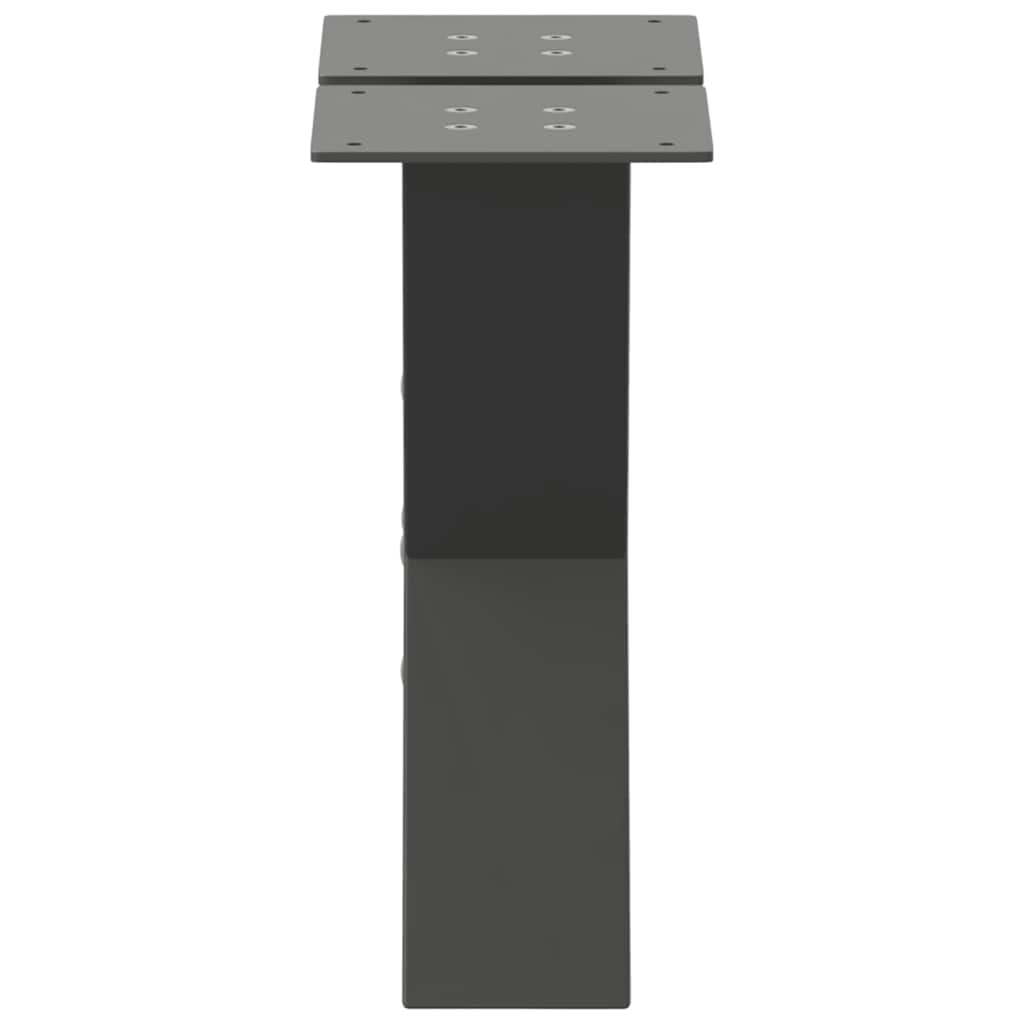 Salontafelpoten 2 st X-vormig 40x(30-31) cm staal antraciet is nu te koop bij PeponiXL, paradijselijk wonen!