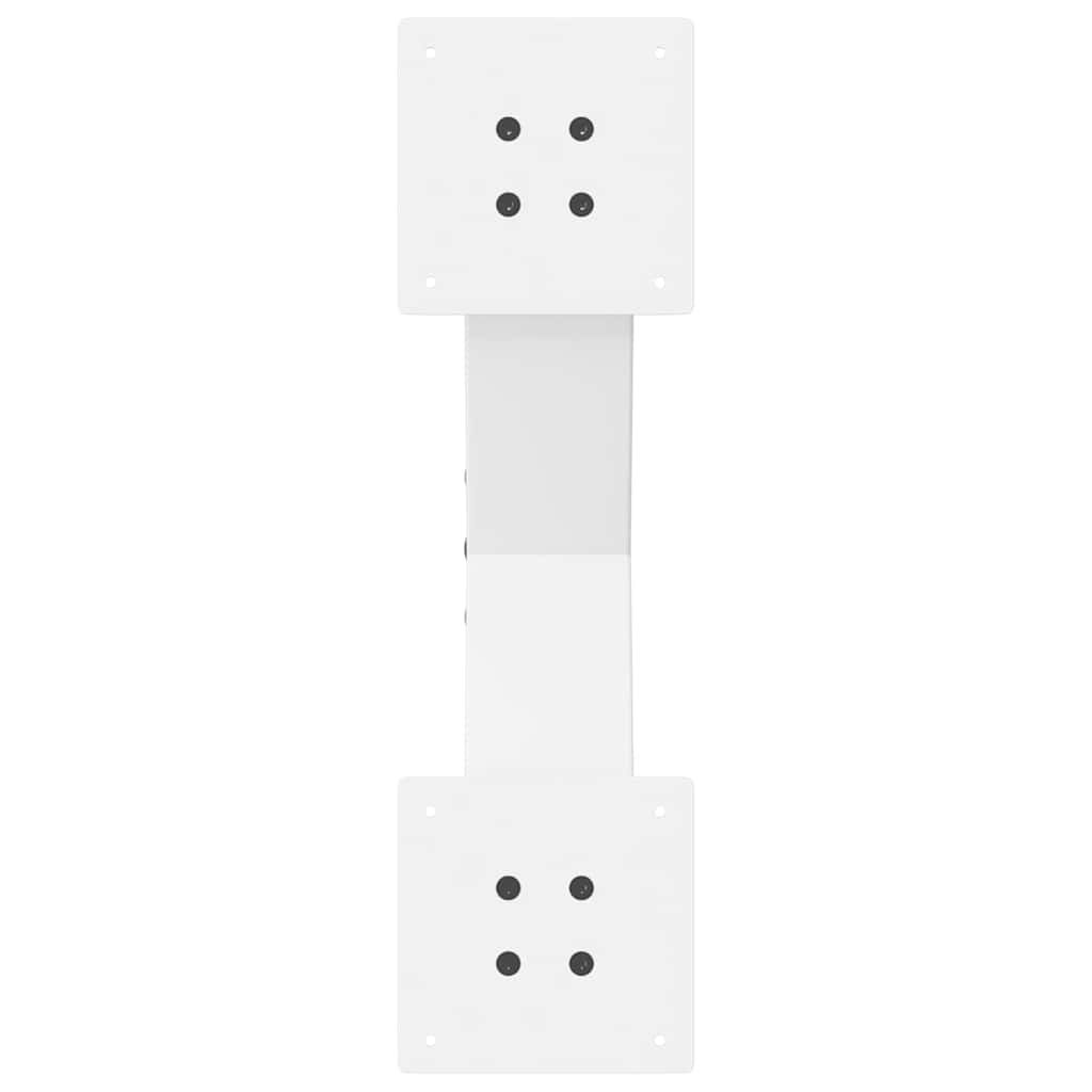 Salontafelpoten 2 st X-vormig 50x(30-31) cm staal wit is nu te koop bij PeponiXL, paradijselijk wonen!