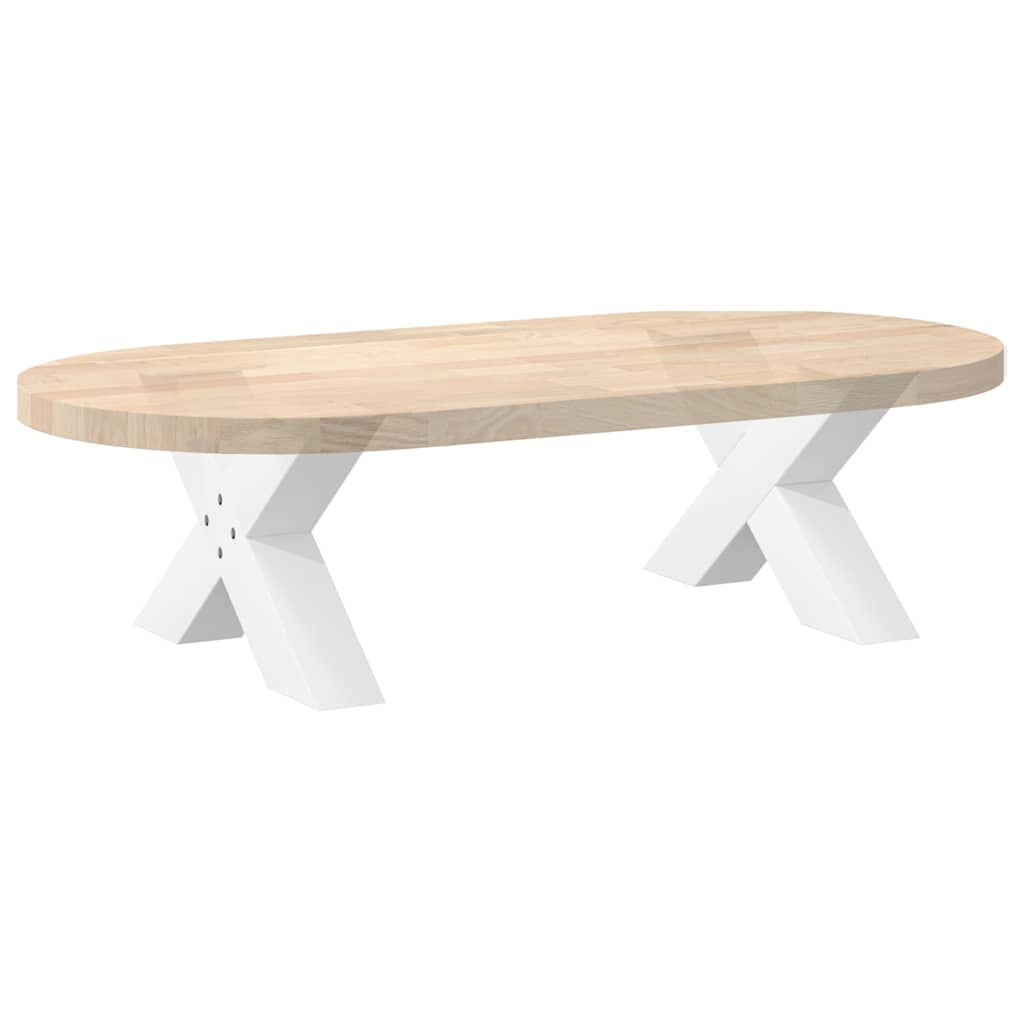 Salontafelpoten 2 st X-vormig 50x(30-31) cm staal wit is nu te koop bij PeponiXL, paradijselijk wonen!