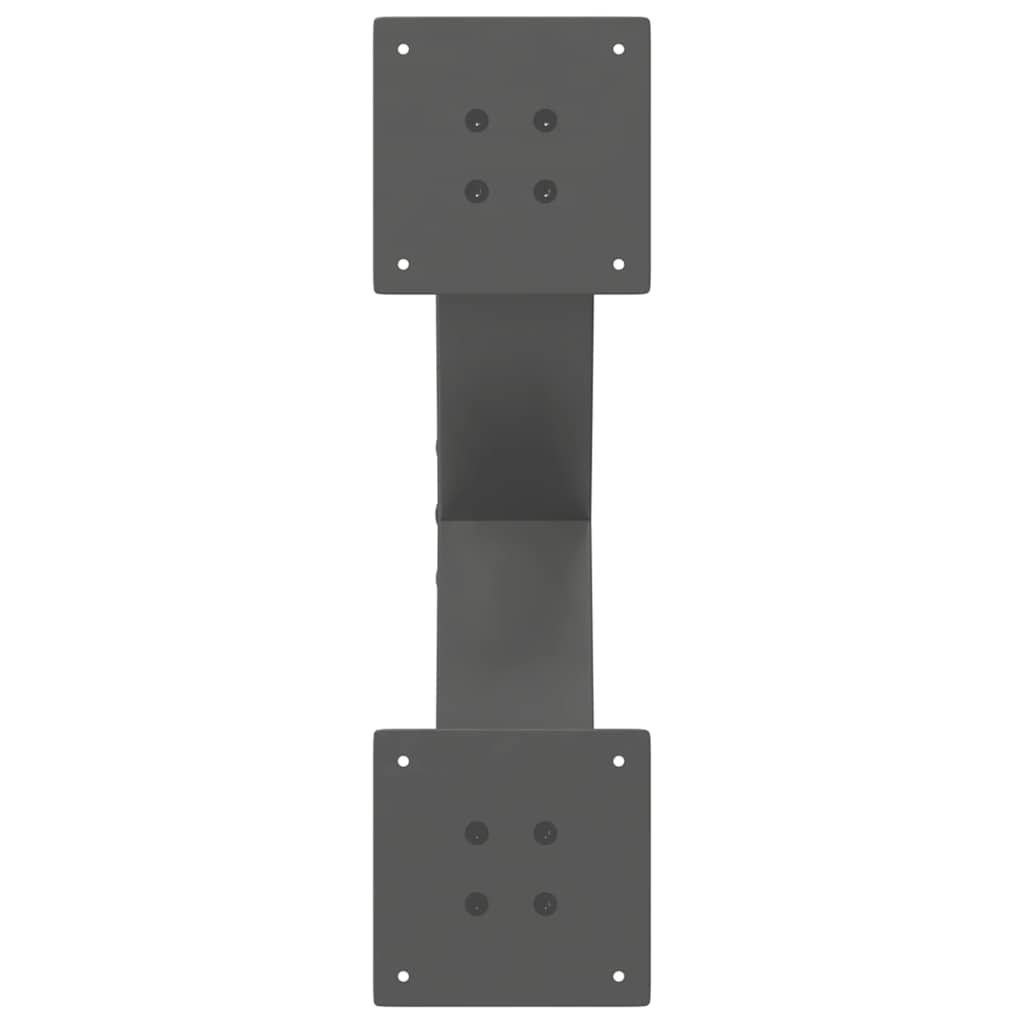 Salontafelpoten 2 st X-vormig 50x(30-31) cm staal antraciet is nu te koop bij PeponiXL, paradijselijk wonen!
